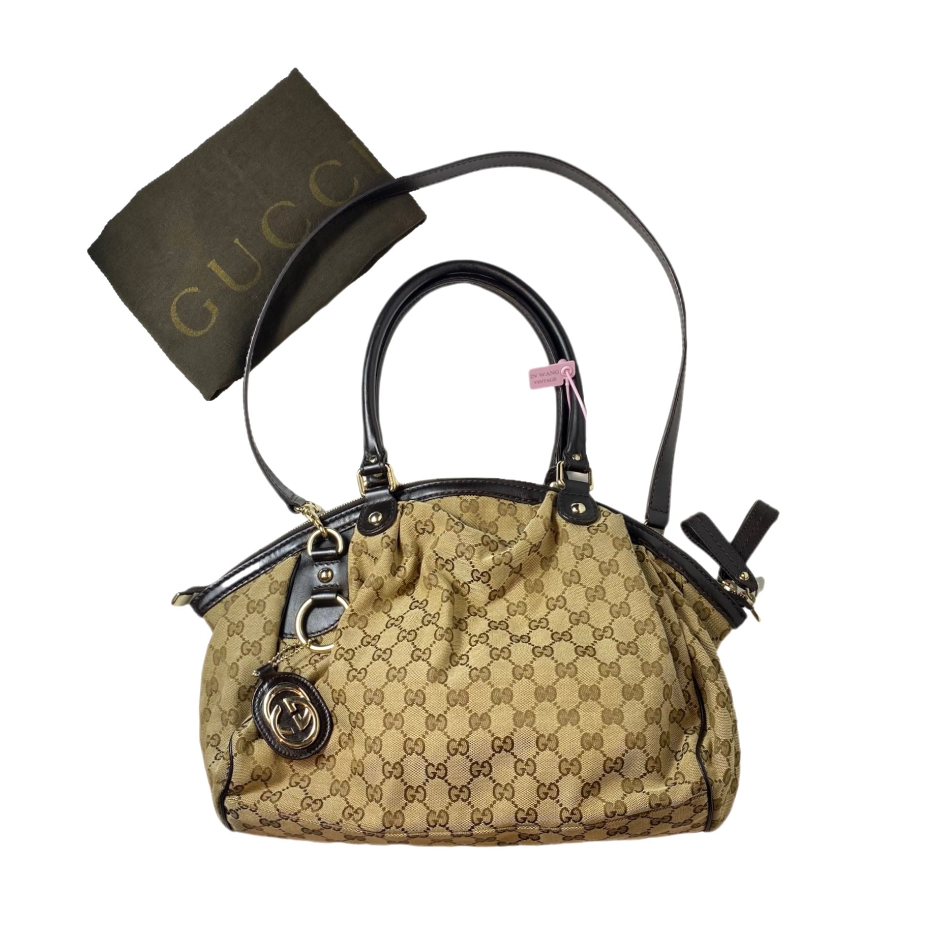 Gucci GG Canvas Two Way Bag