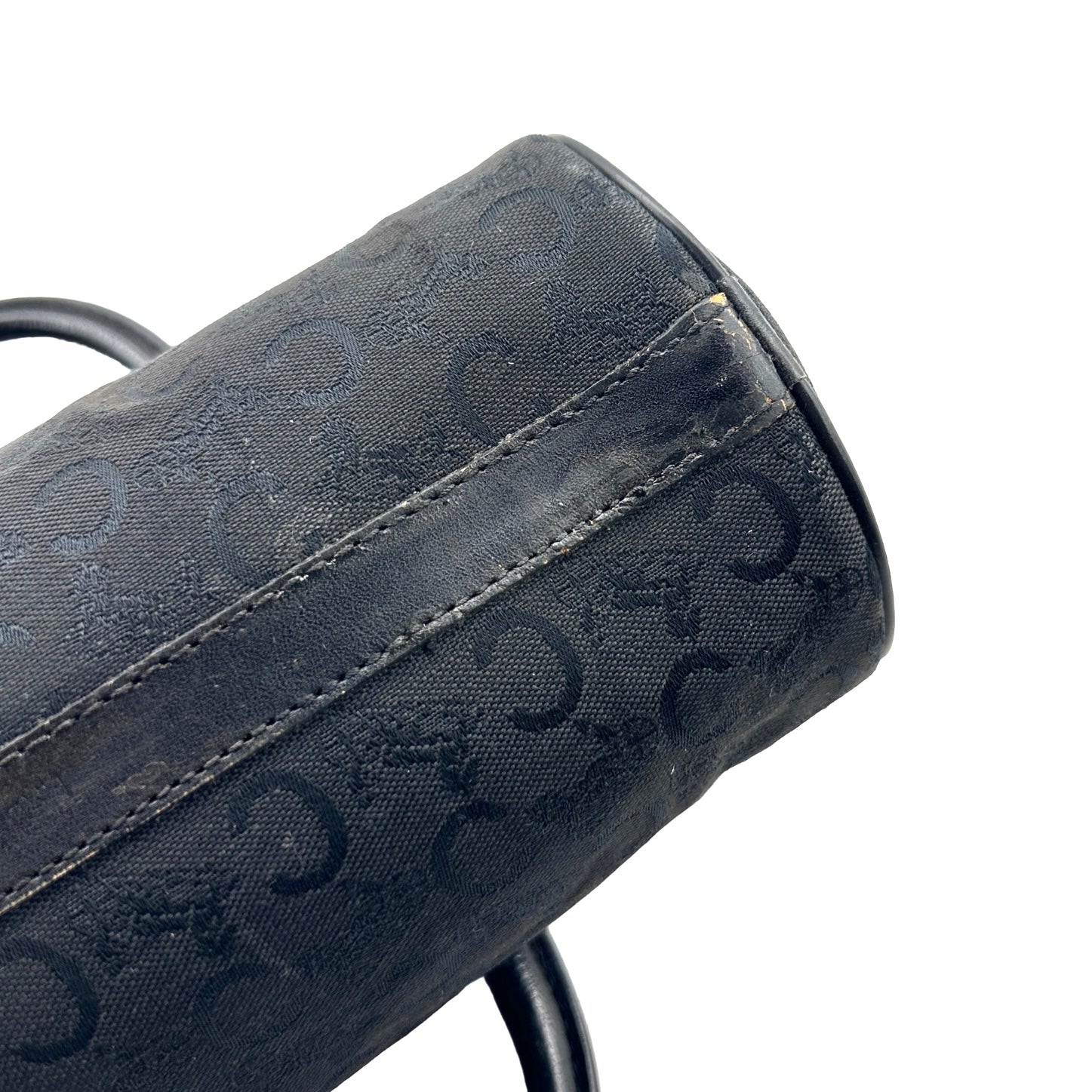 Celine Canvas Mini Boston Bag - Image 7