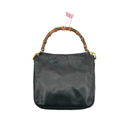 Gucci Bamboo Handle Leather Handbag