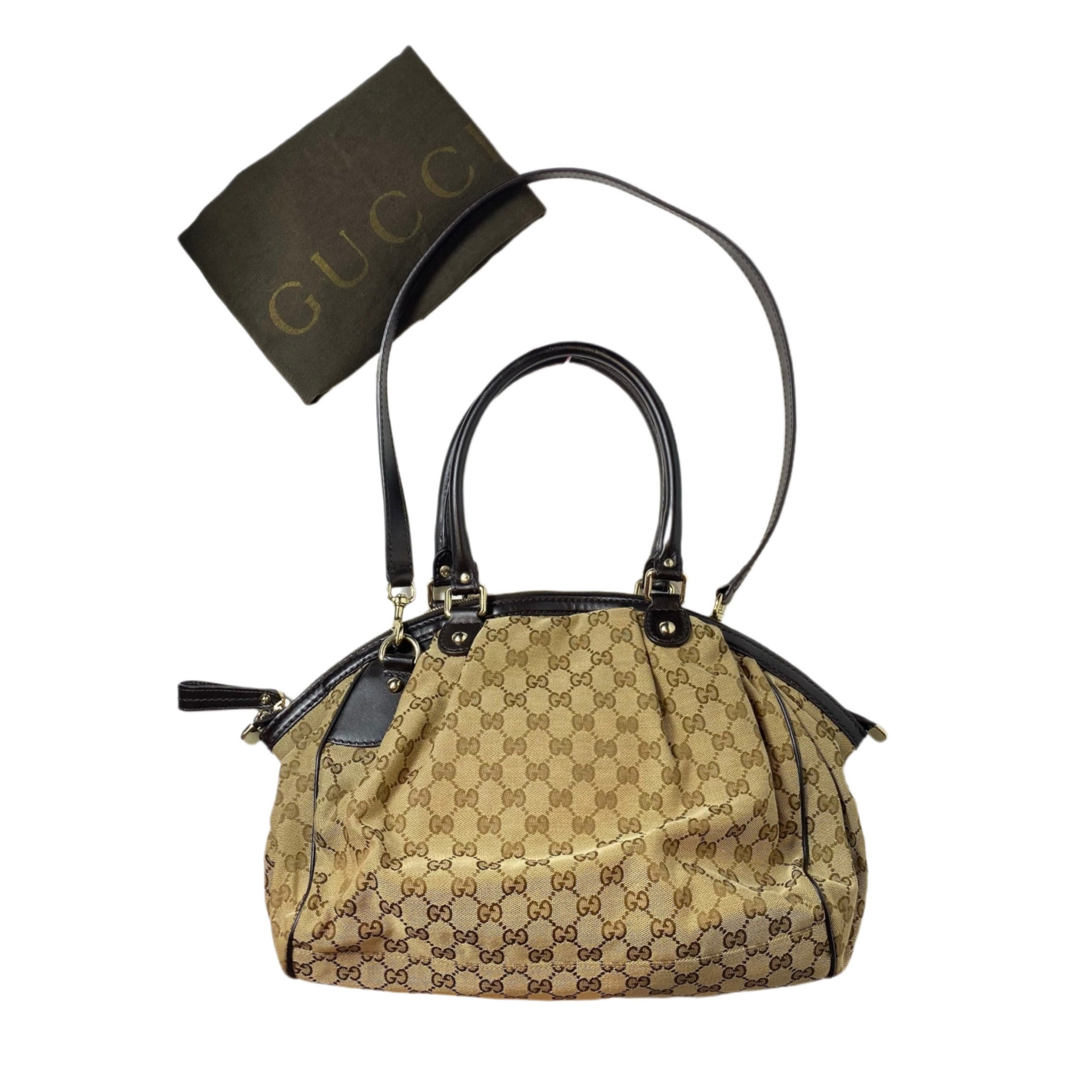Gucci GG Canvas Two Way Bag - Image 2