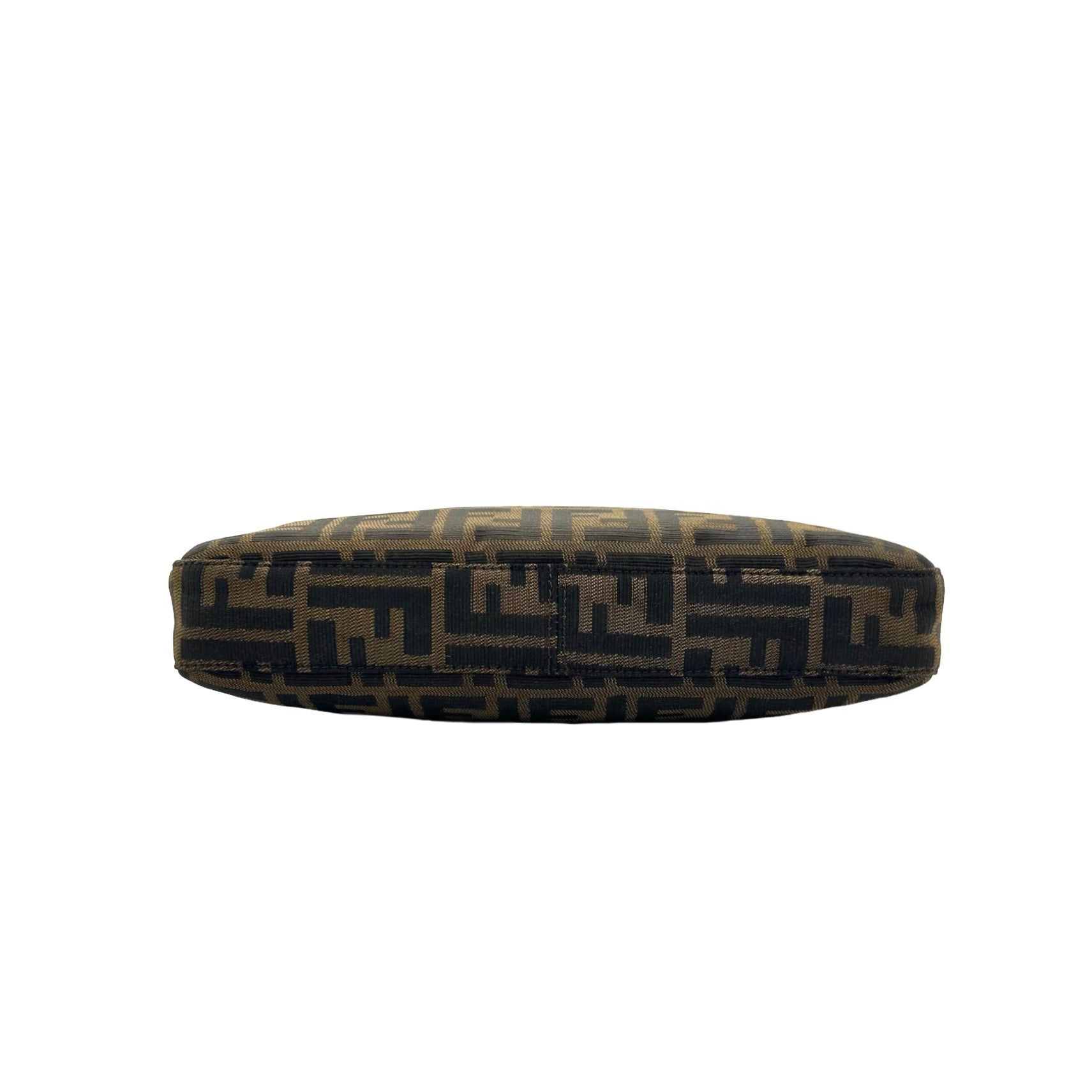 Fendi Canvas Shoulder Baguette Bag - Image 5