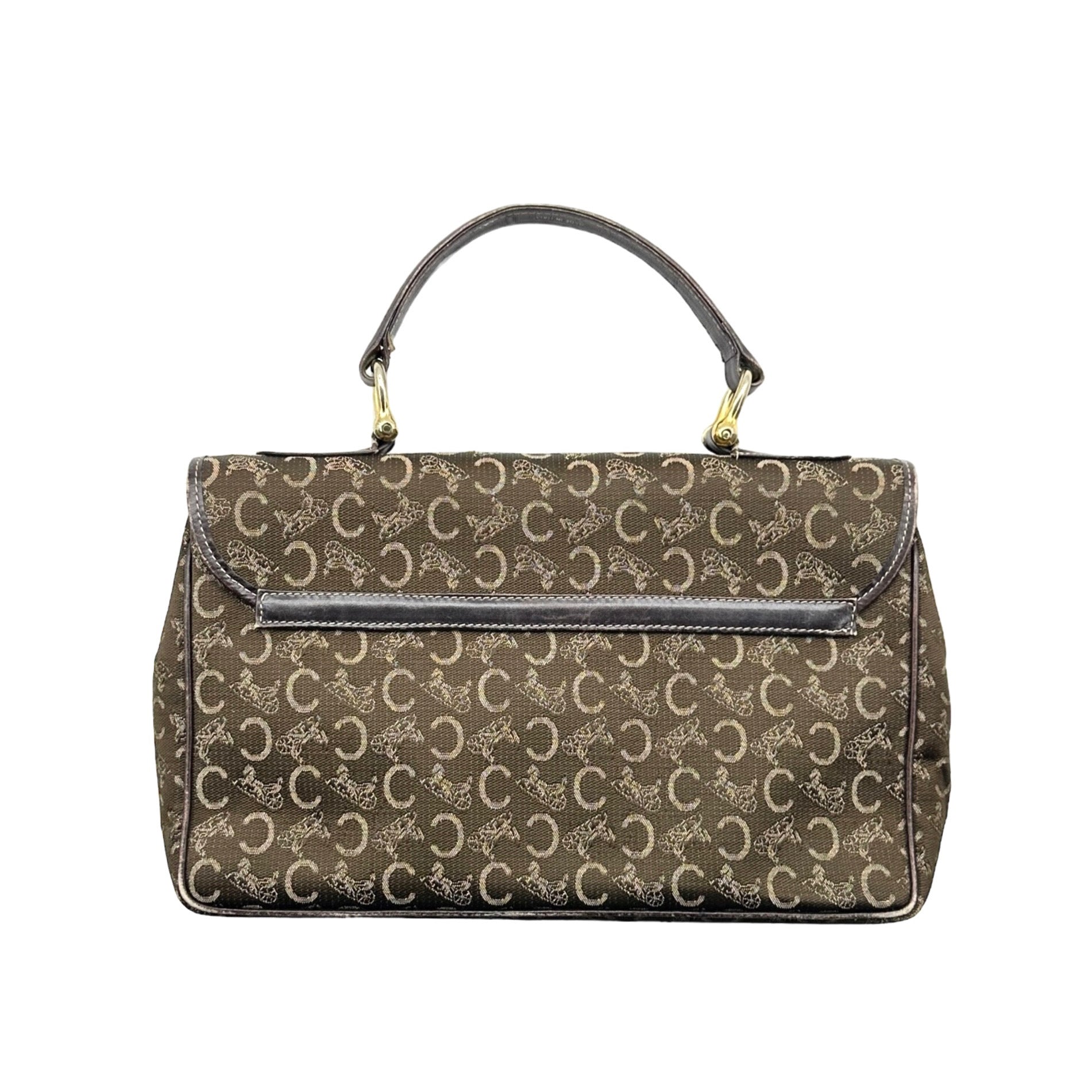 Celine Horse Carriage Canvas Handbag - Image 2