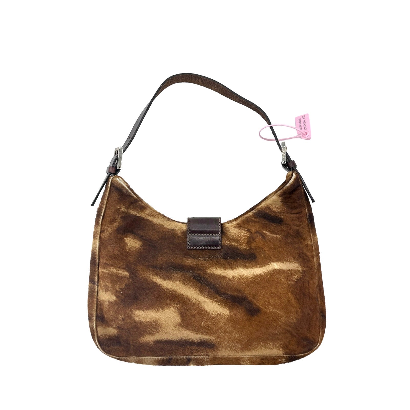 Fendi Ponyhair Baguette Handbag - Image 2
