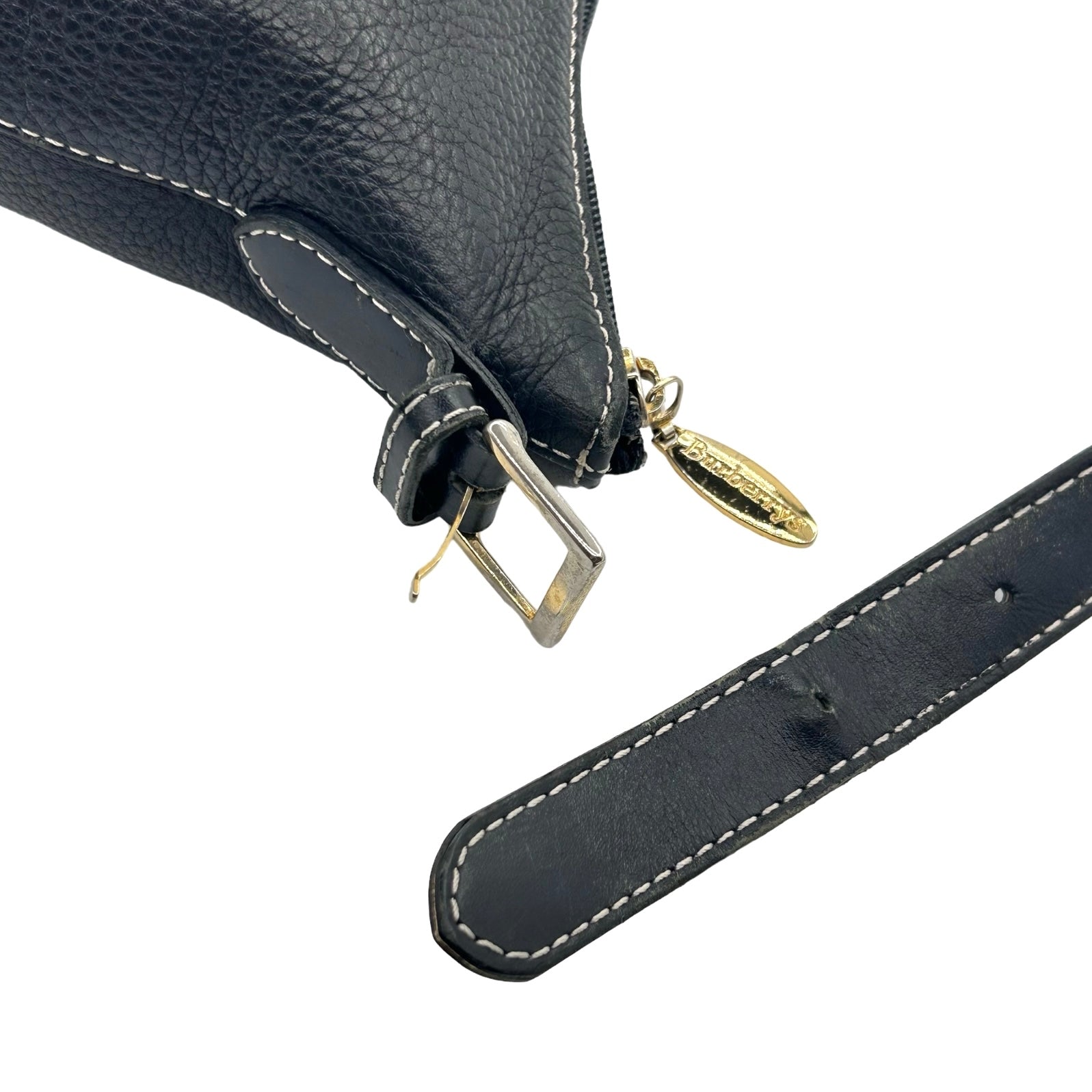 Burberry Leather Shoulder Bag - Image 7