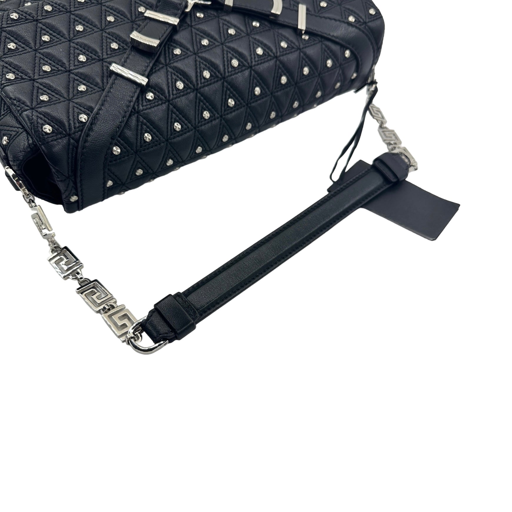 Versace Medusa Studded Baguette Bag - Image 6