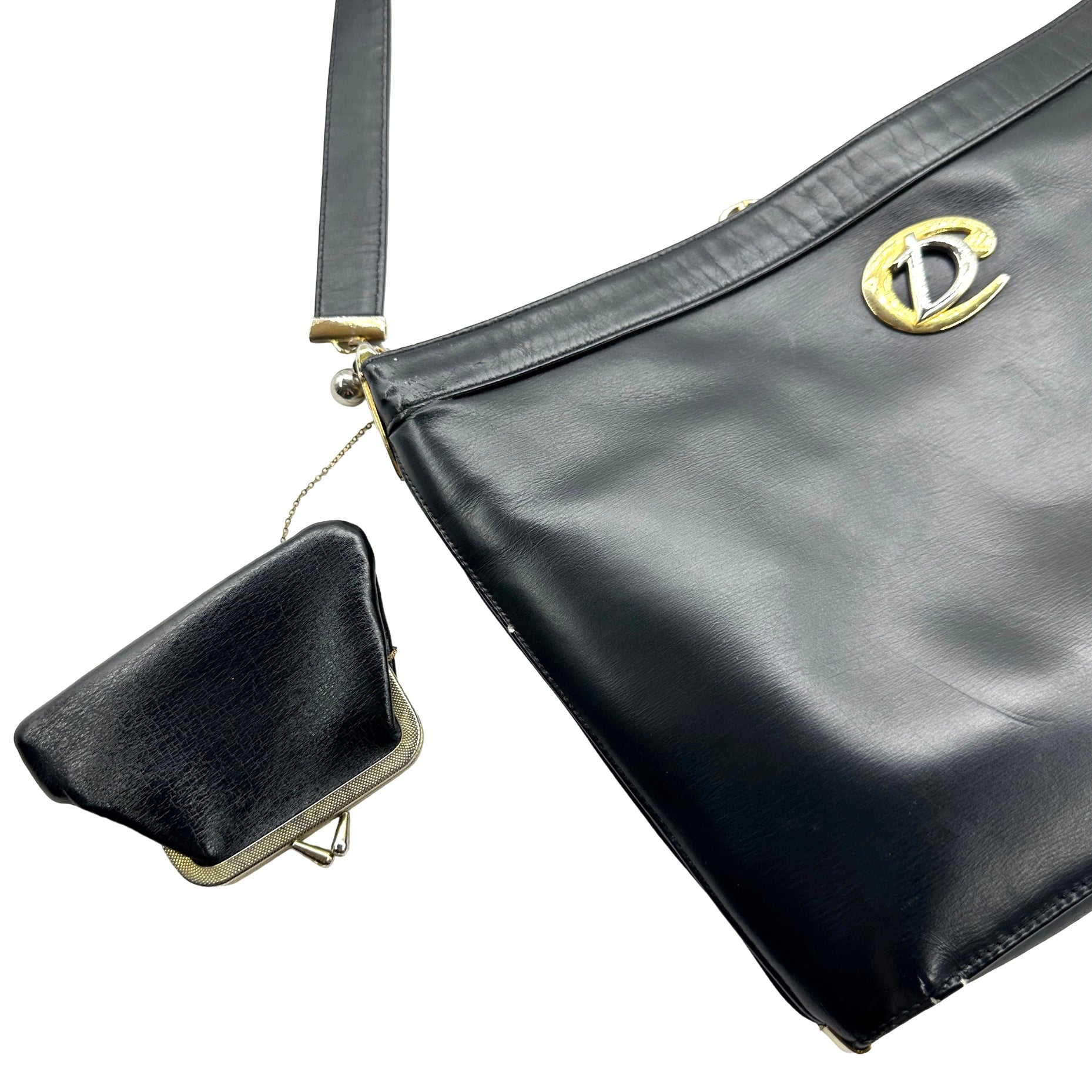 Dior CD Leather Shoulder Bag - Image 8