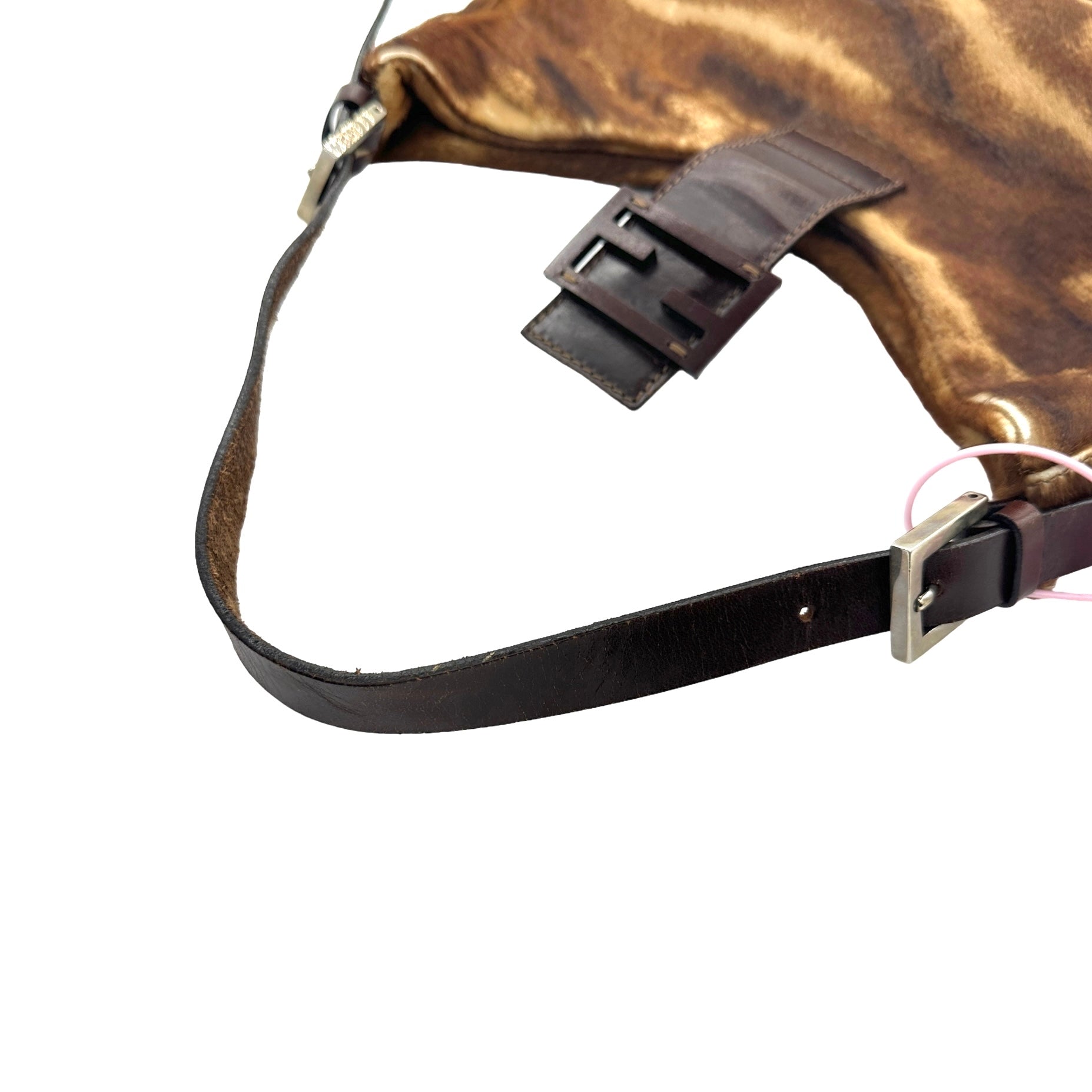 Fendi Ponyhair Baguette Handbag - Image 6