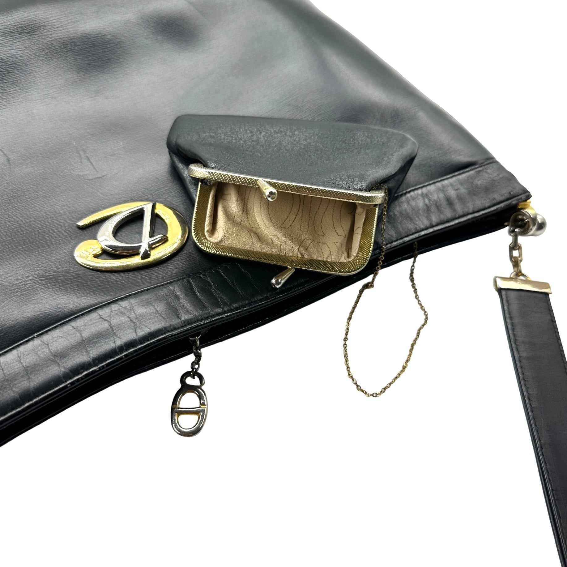 Dior CD Leather Shoulder Bag - Image 7