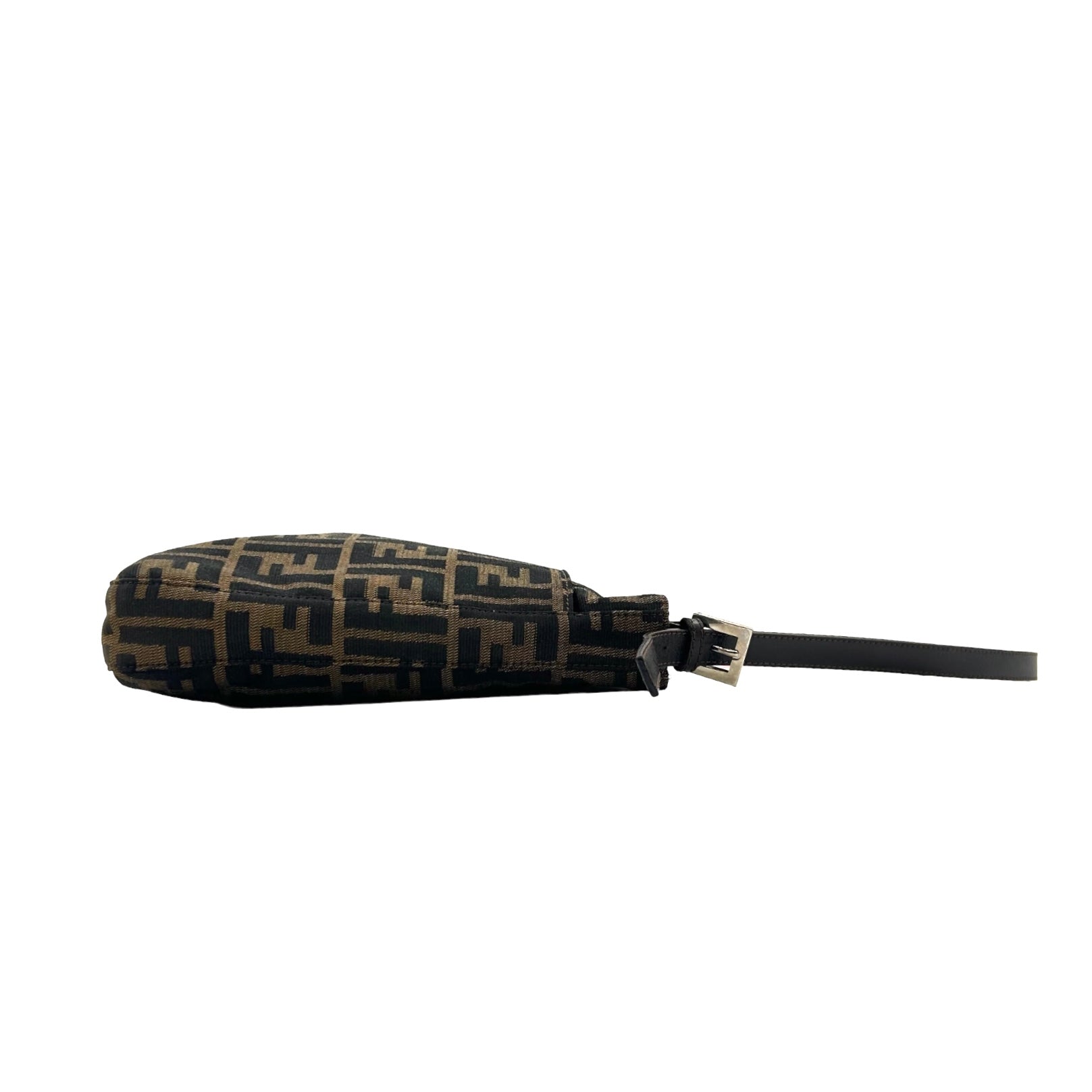Fendi Canvas Shoulder Baguette Bag - Image 3