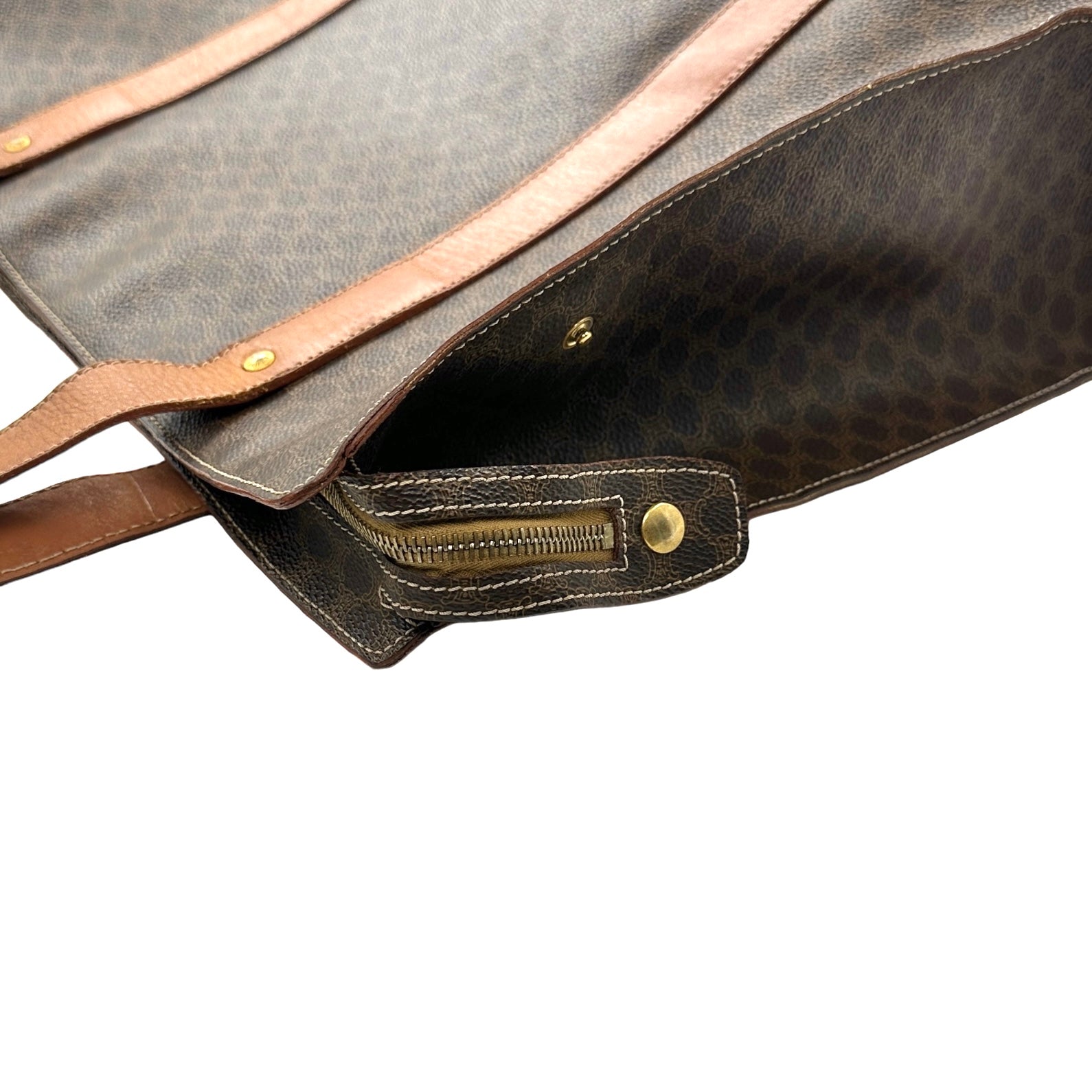 Celine Leather Strap Shoulder ToTe Bag - Image 8