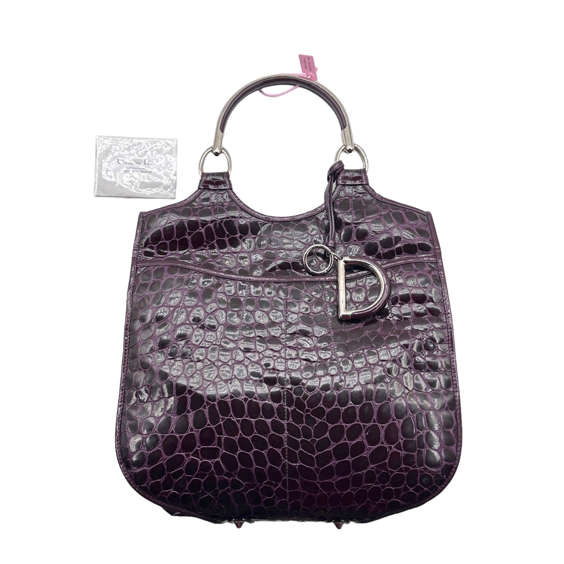 Dior Croc Embossed Bag