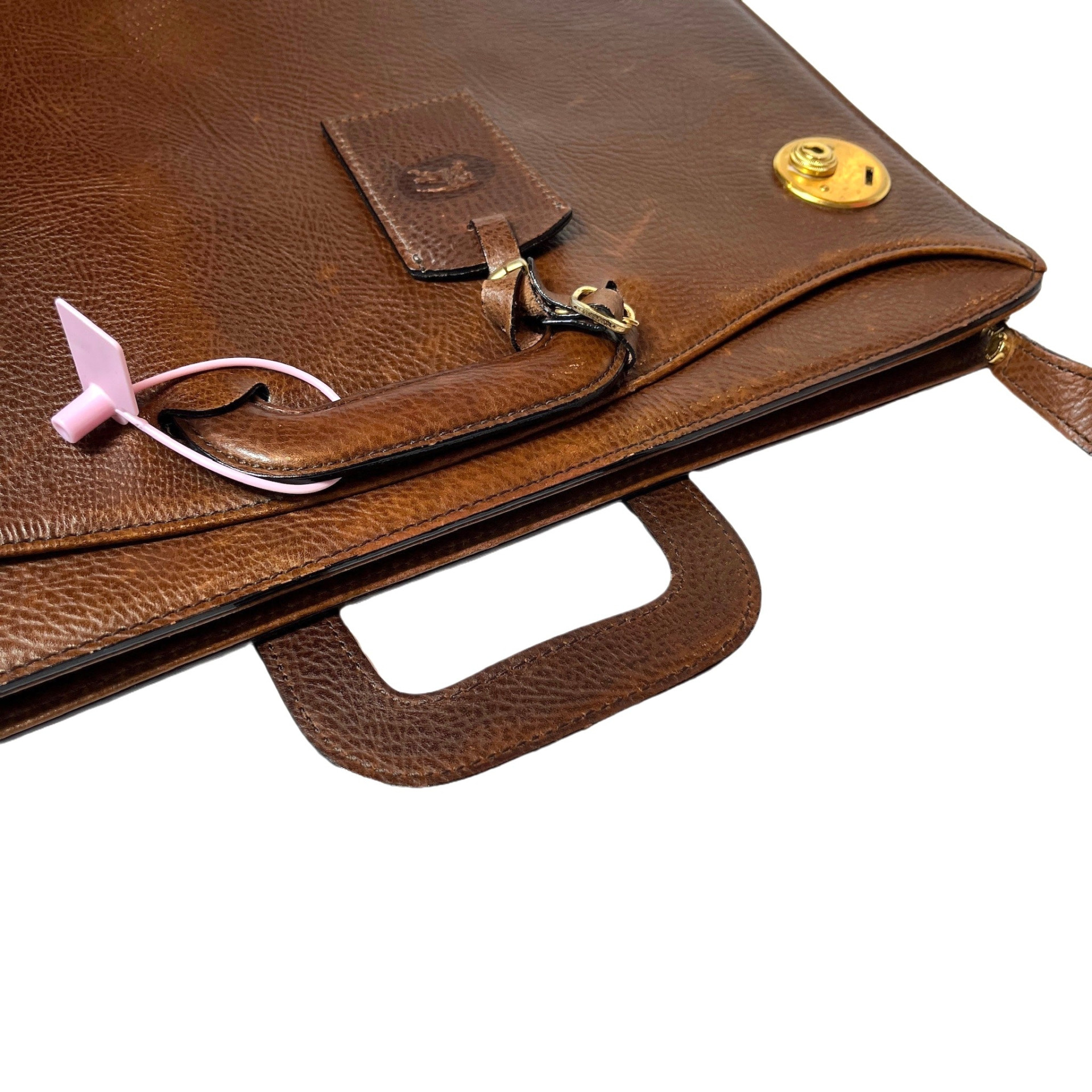 Burberry Leather Briefcase Bag - Image 7
