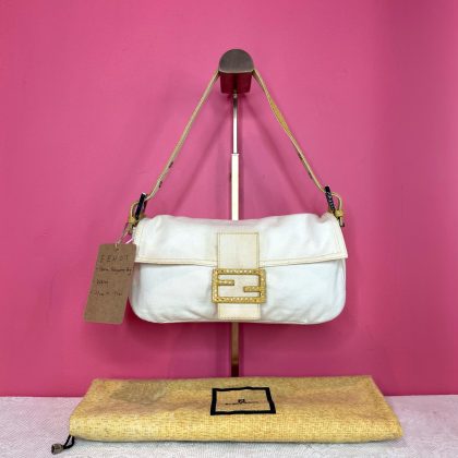 Fendi Denim Baguette Bag