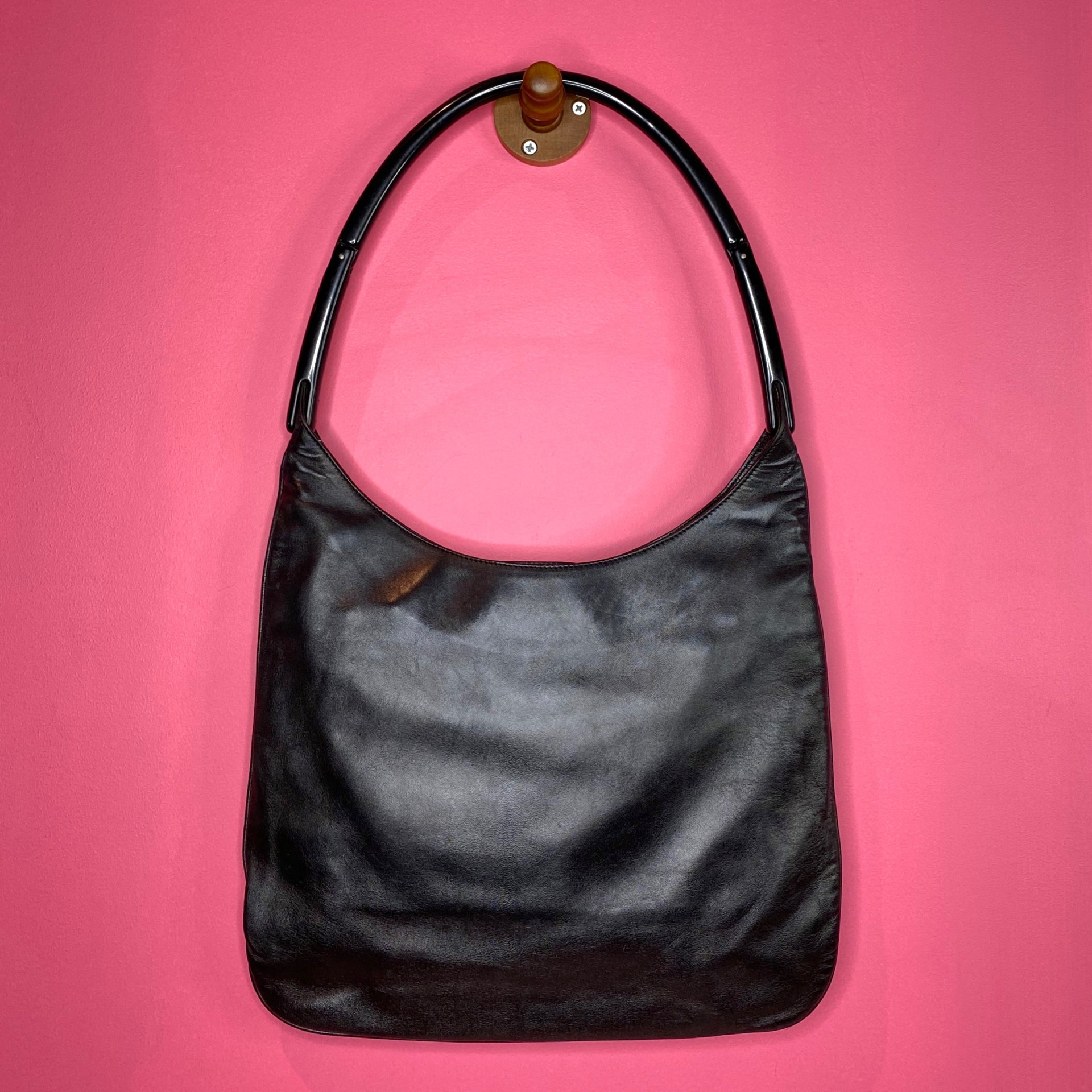 Prada Leather Shoulder Bag - Image 2