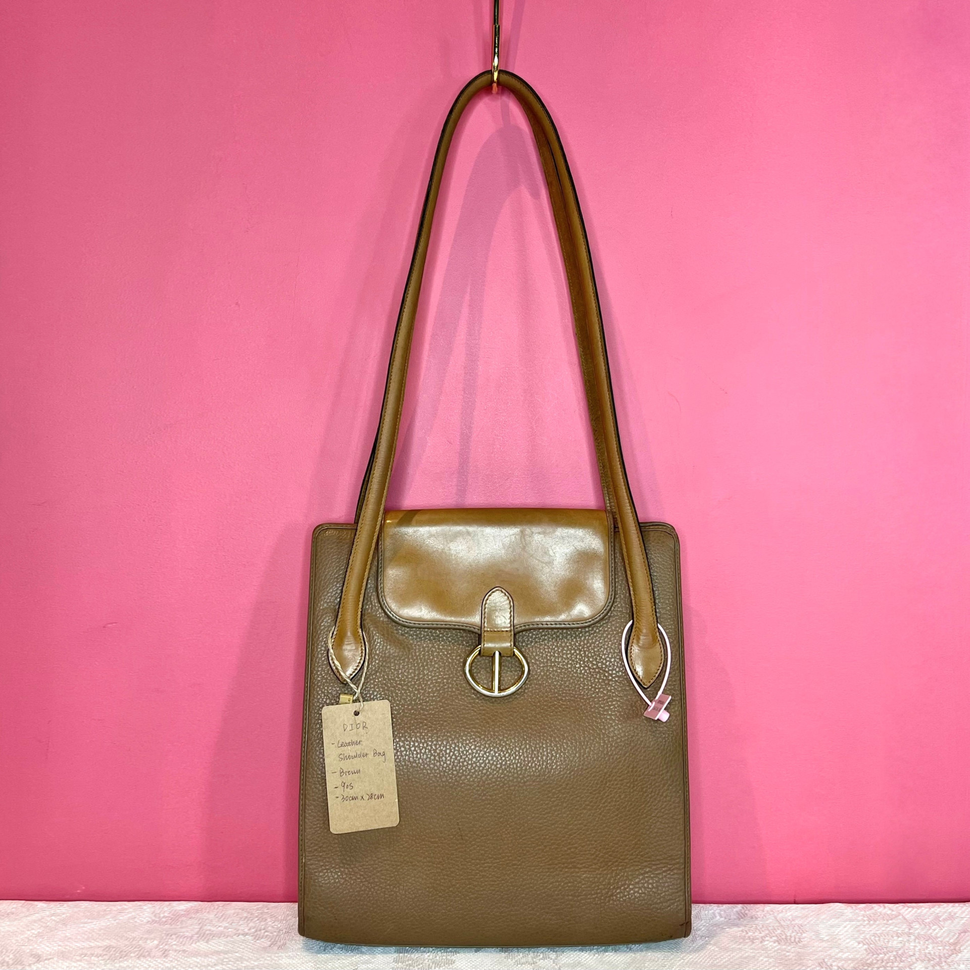Dior Leather Shoulder Bag