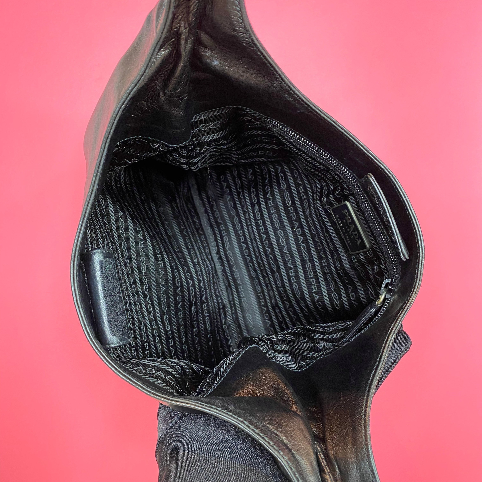 Prada Leather Shoulder Bag - Image 9