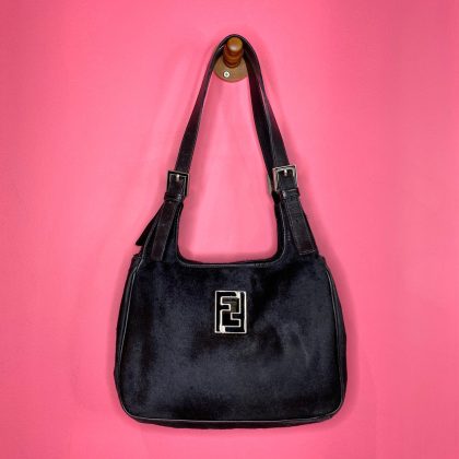 Fendi Horse Leather Shoulder Bag