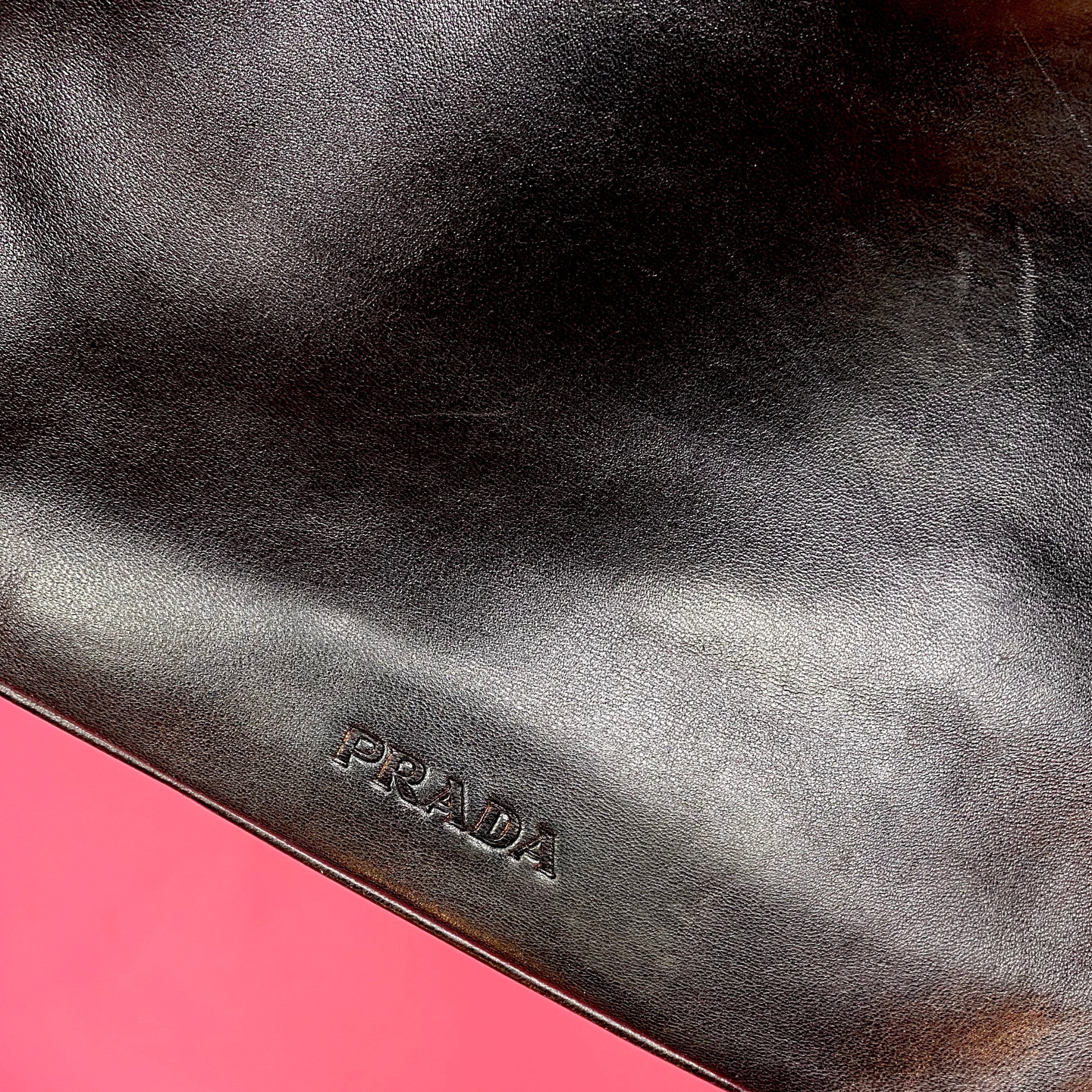 Prada Leather Shoulder Bag - Image 6