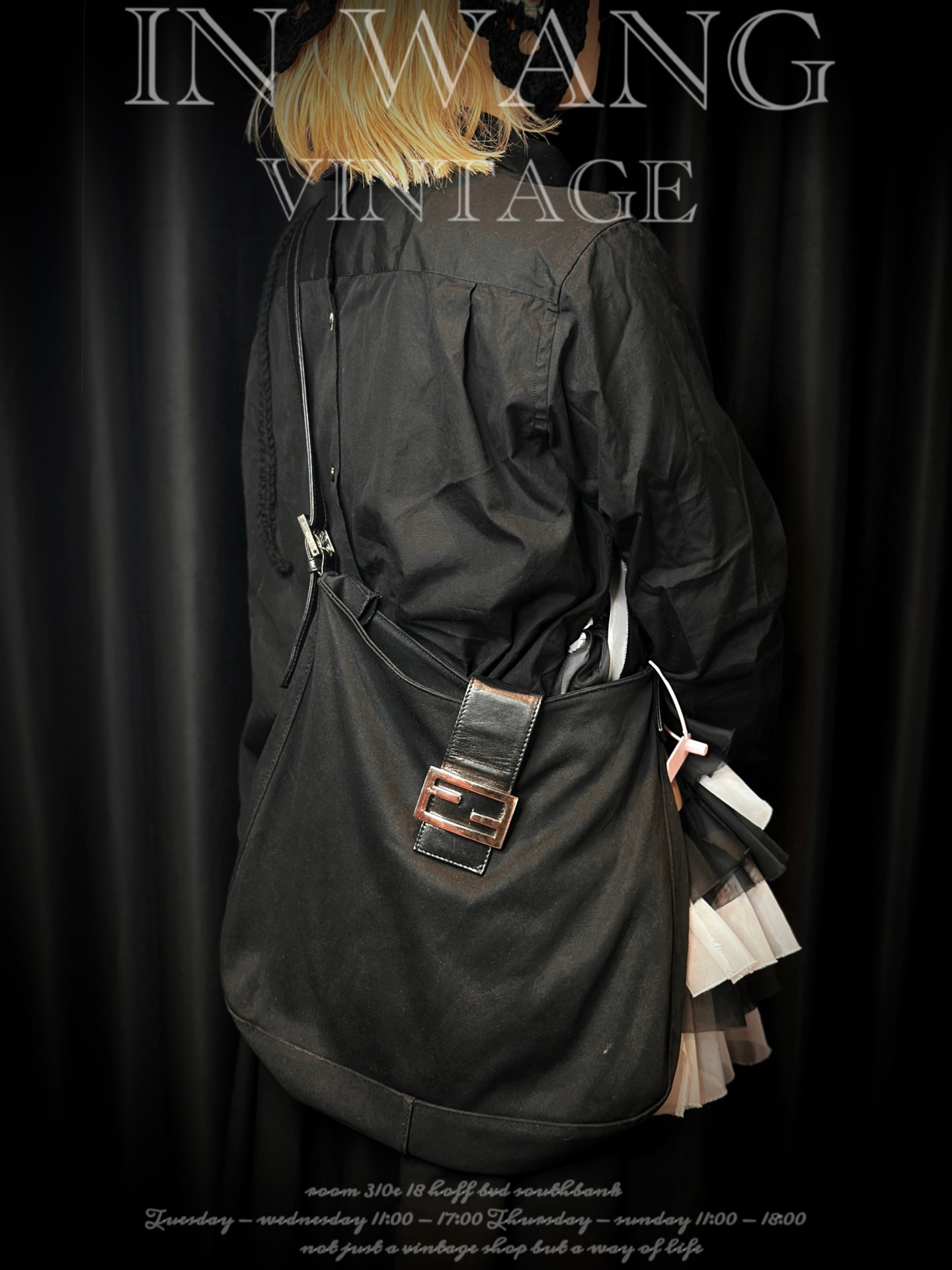Fendi Crossbody Baguette Bag - Image 10
