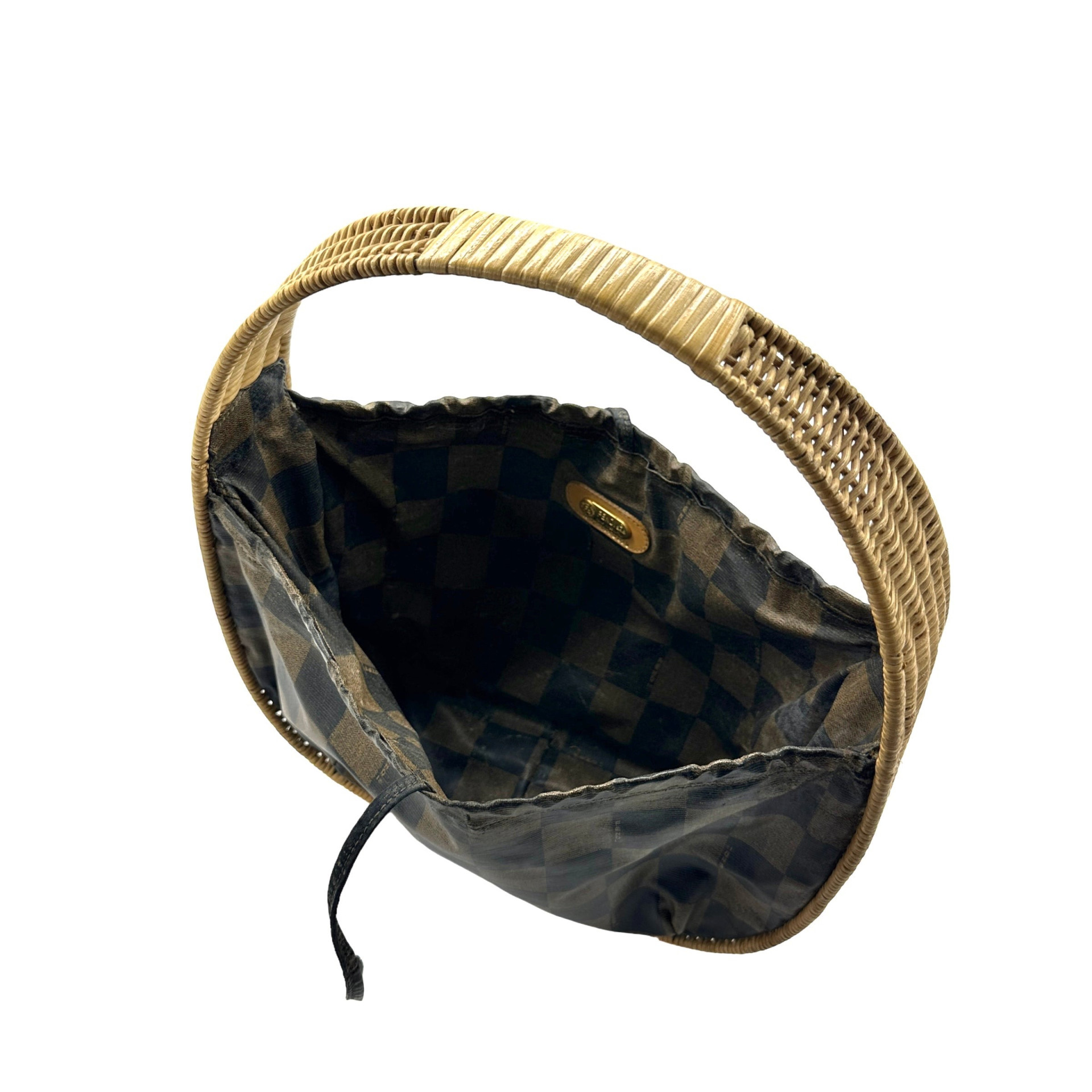 Fendi Wicker Handbag - Image 9