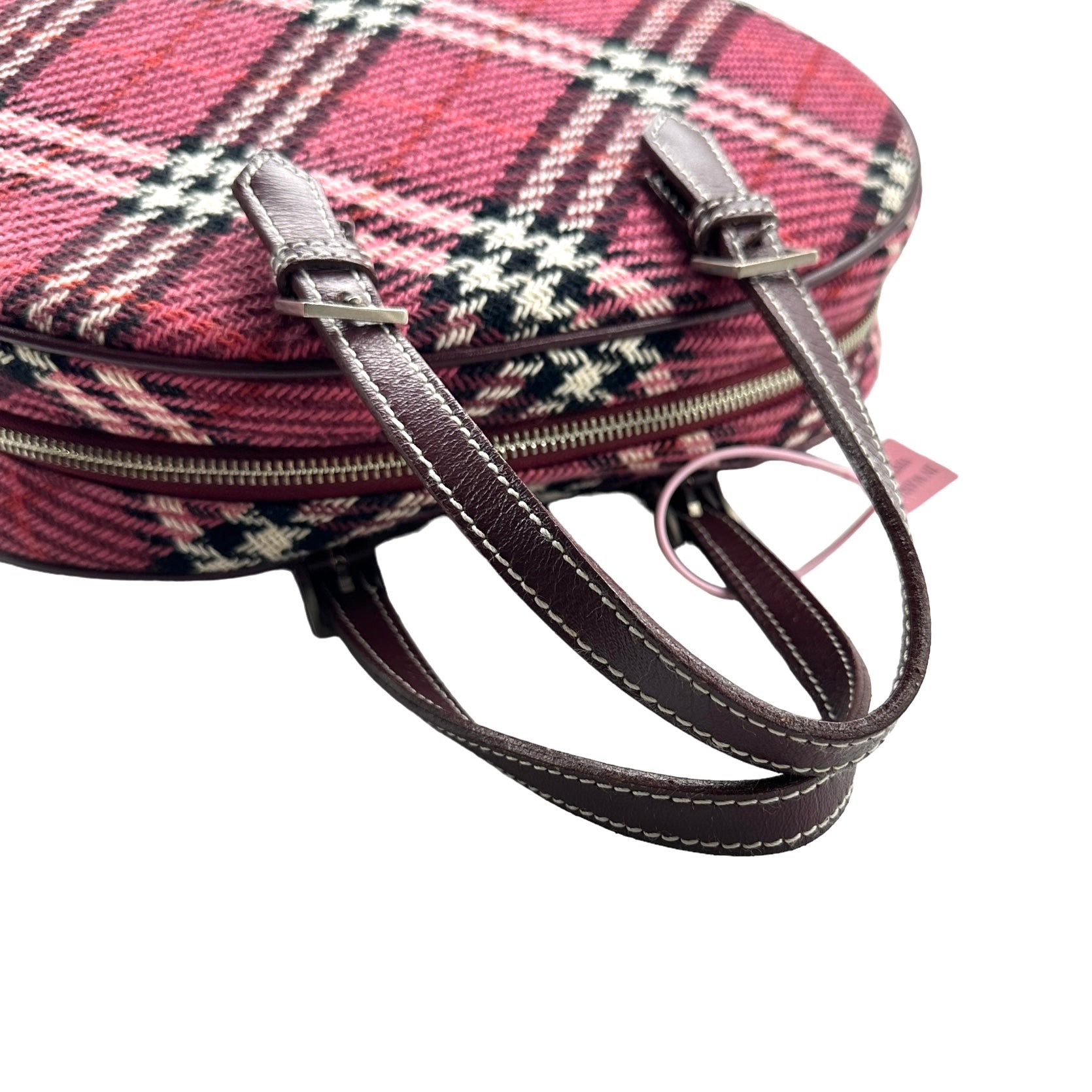 Burberry Plaid Handbag - Image 6