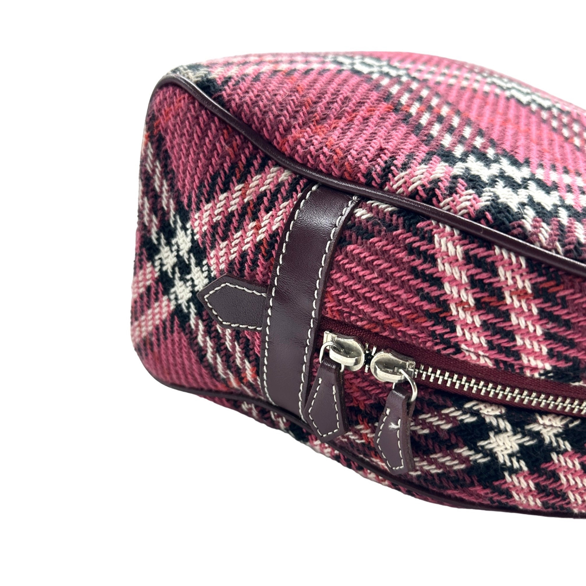 Burberry Plaid Handbag - Image 7