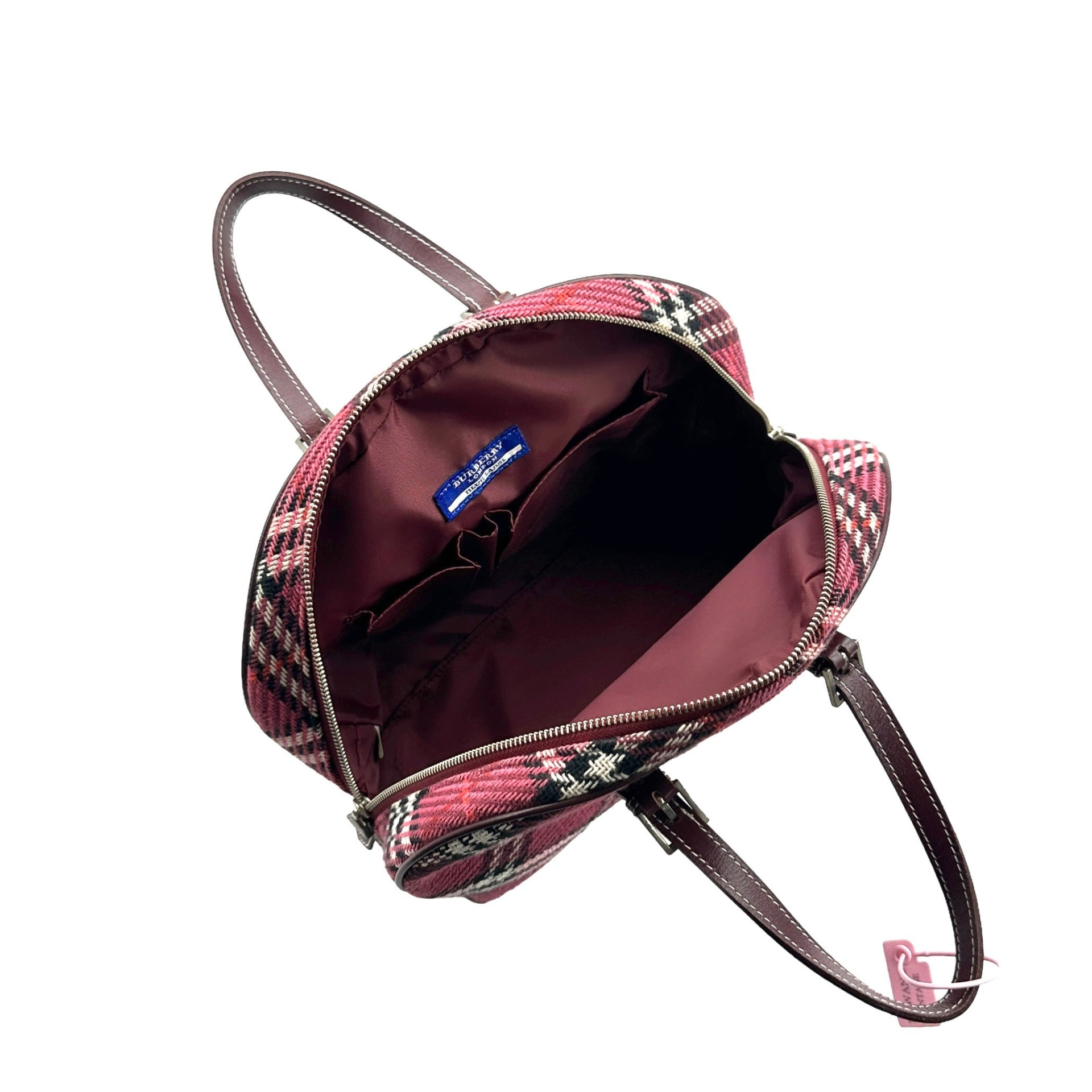 Burberry Plaid Handbag - Image 9