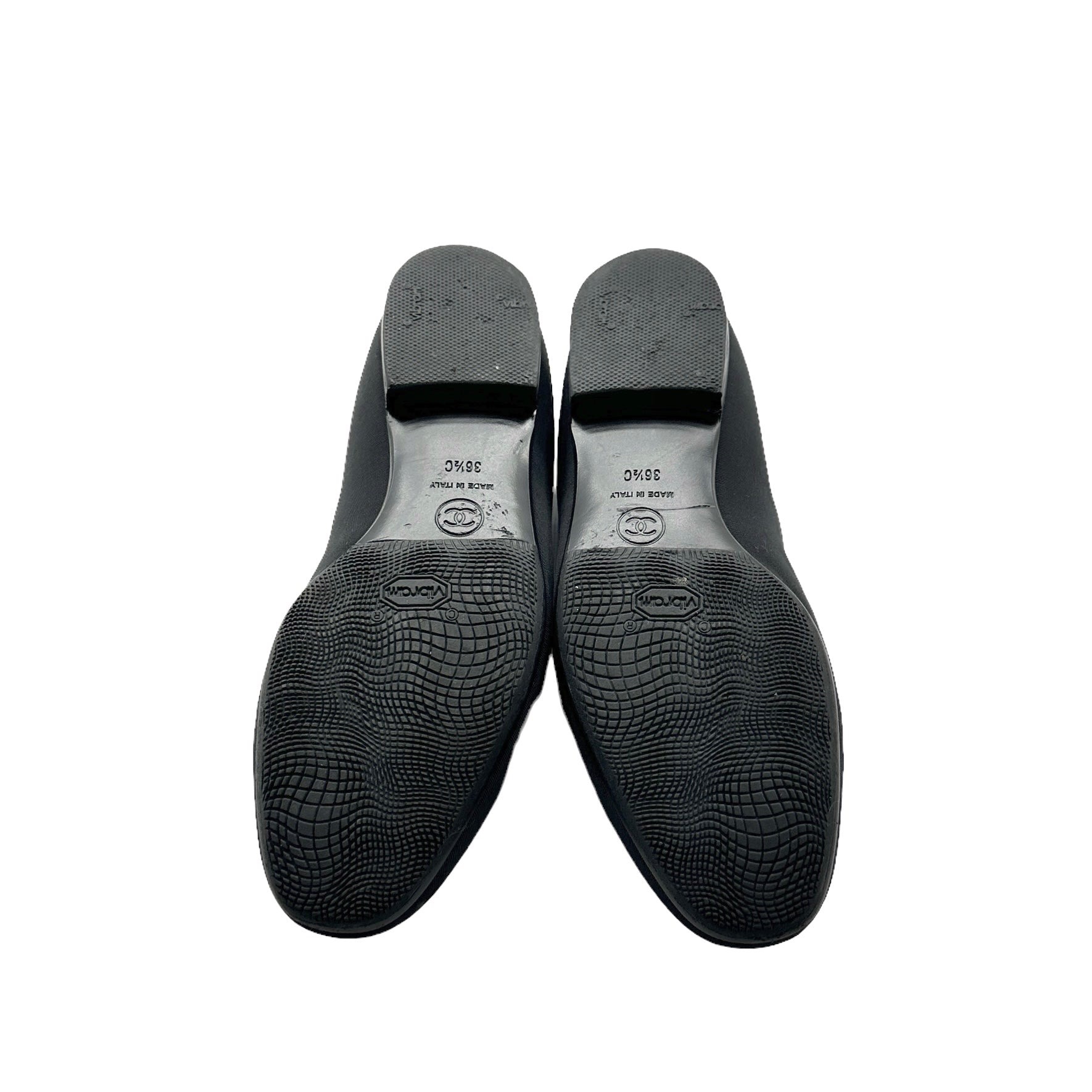 Chanel CC Logo Loafers 36.5 - Image 6