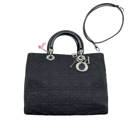 Dior Lady Dior Nylon Two Way Bag