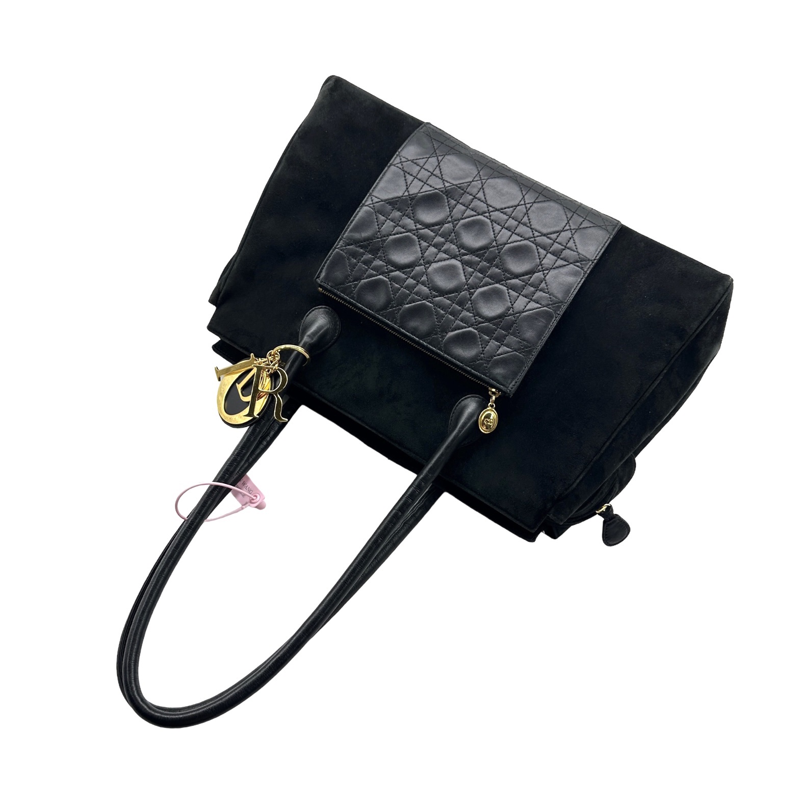 Dior Lady Dior Suede Shoulder Bag - Image 7