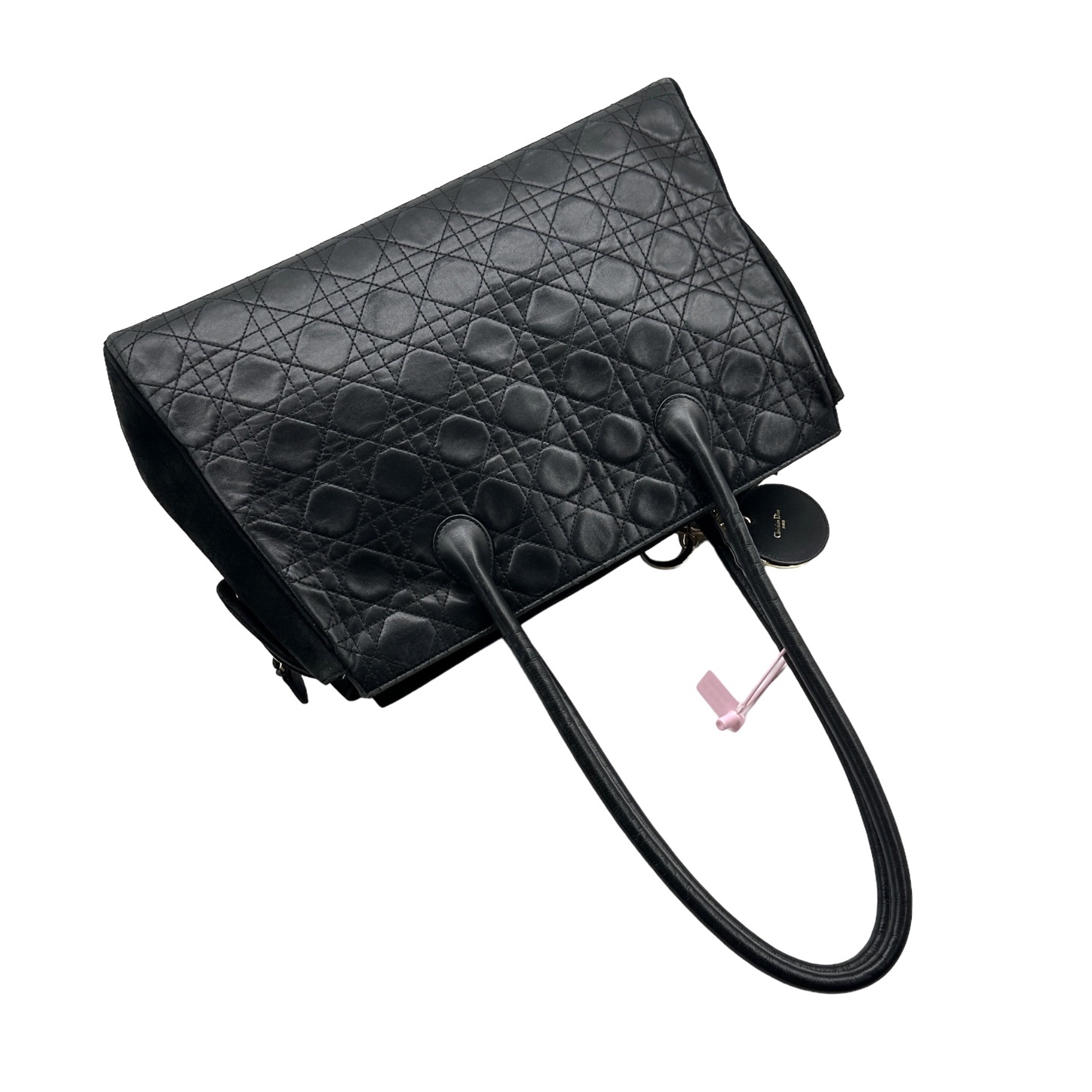 Dior Lady Dior Suede Shoulder Bag - Image 8
