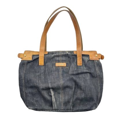 Burberry Denim Shoulder Tote Bag