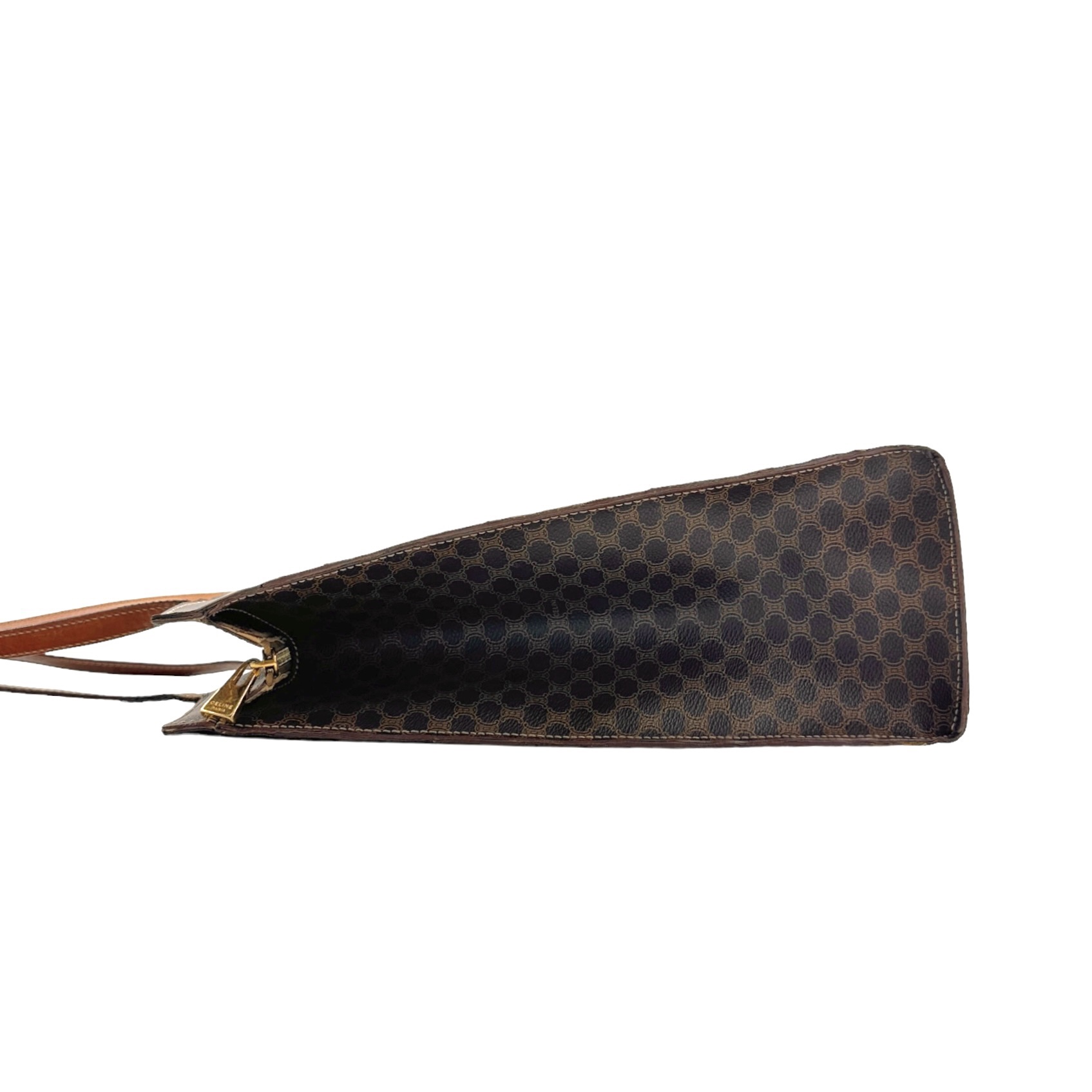 Celine Leather Shoulder Tote Bag - Image 4