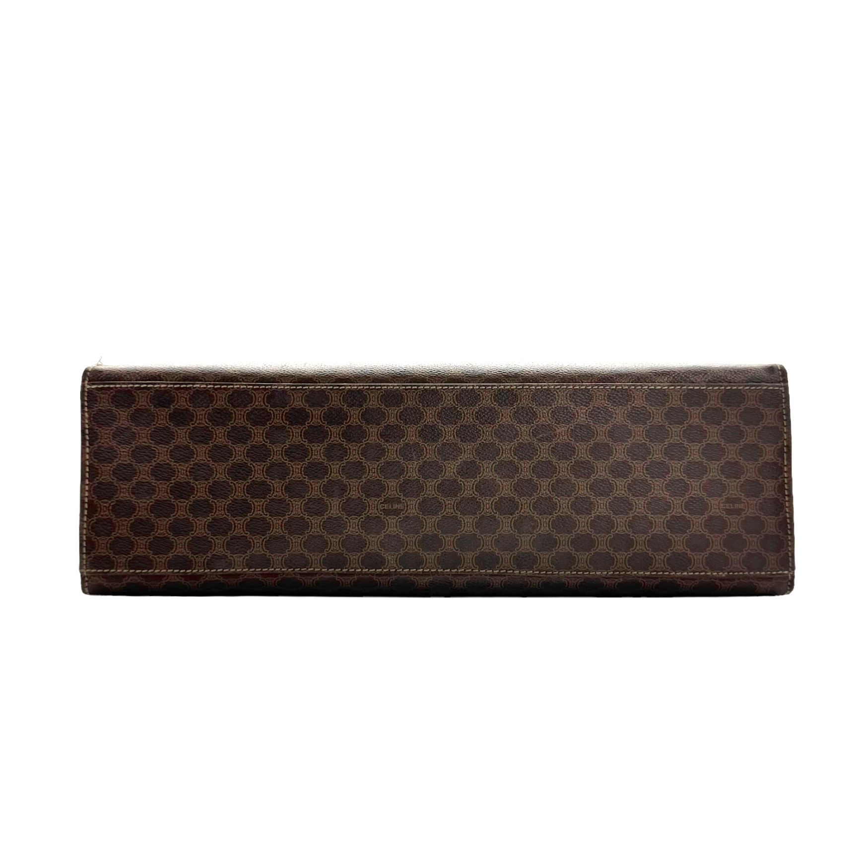 Celine Leather Shoulder Tote Bag - Image 5