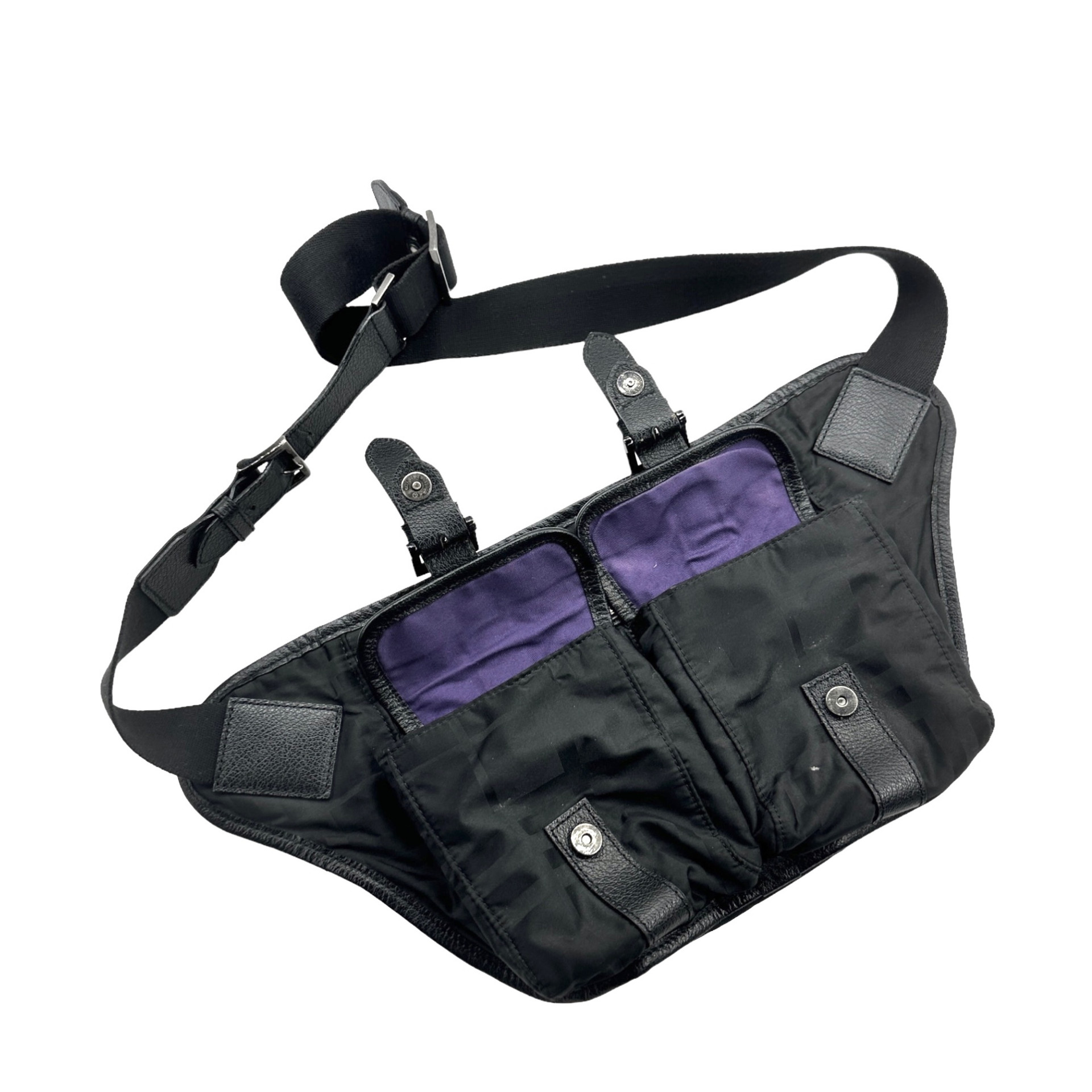 Burberry Two Way Nylon Waist Bag - Image 8