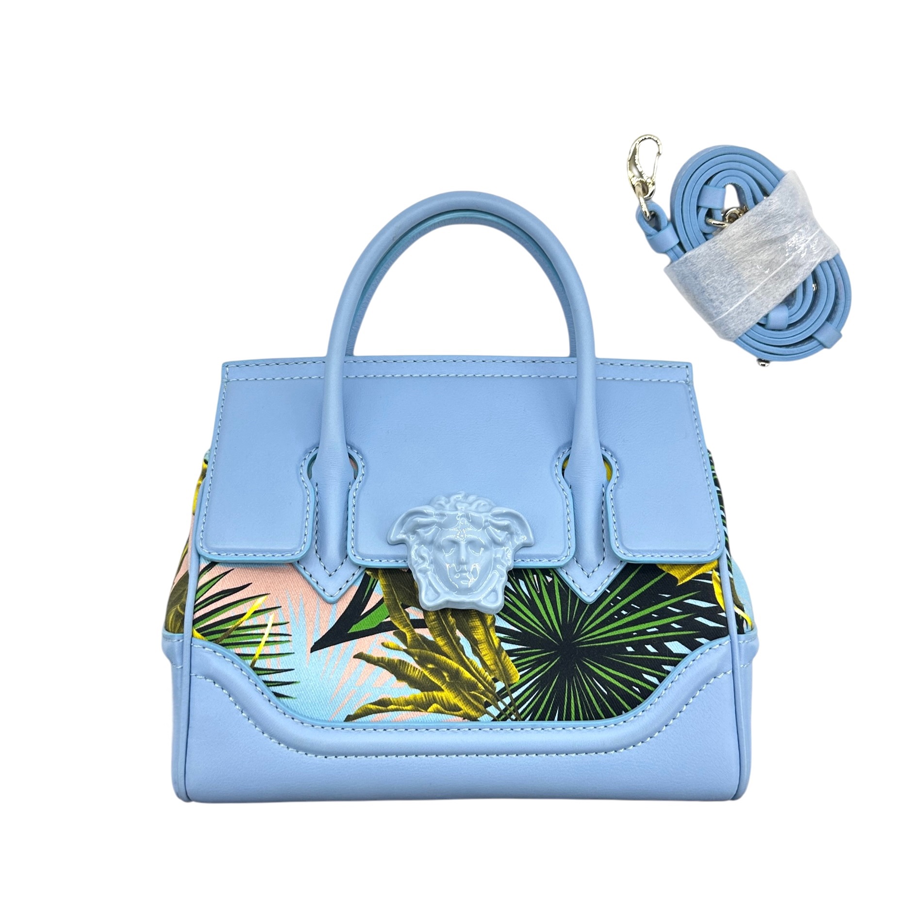 Versace Palazzo Empire Calfskin Medium Bag