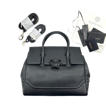 Versace Palazzo Empire Leather Large Bag