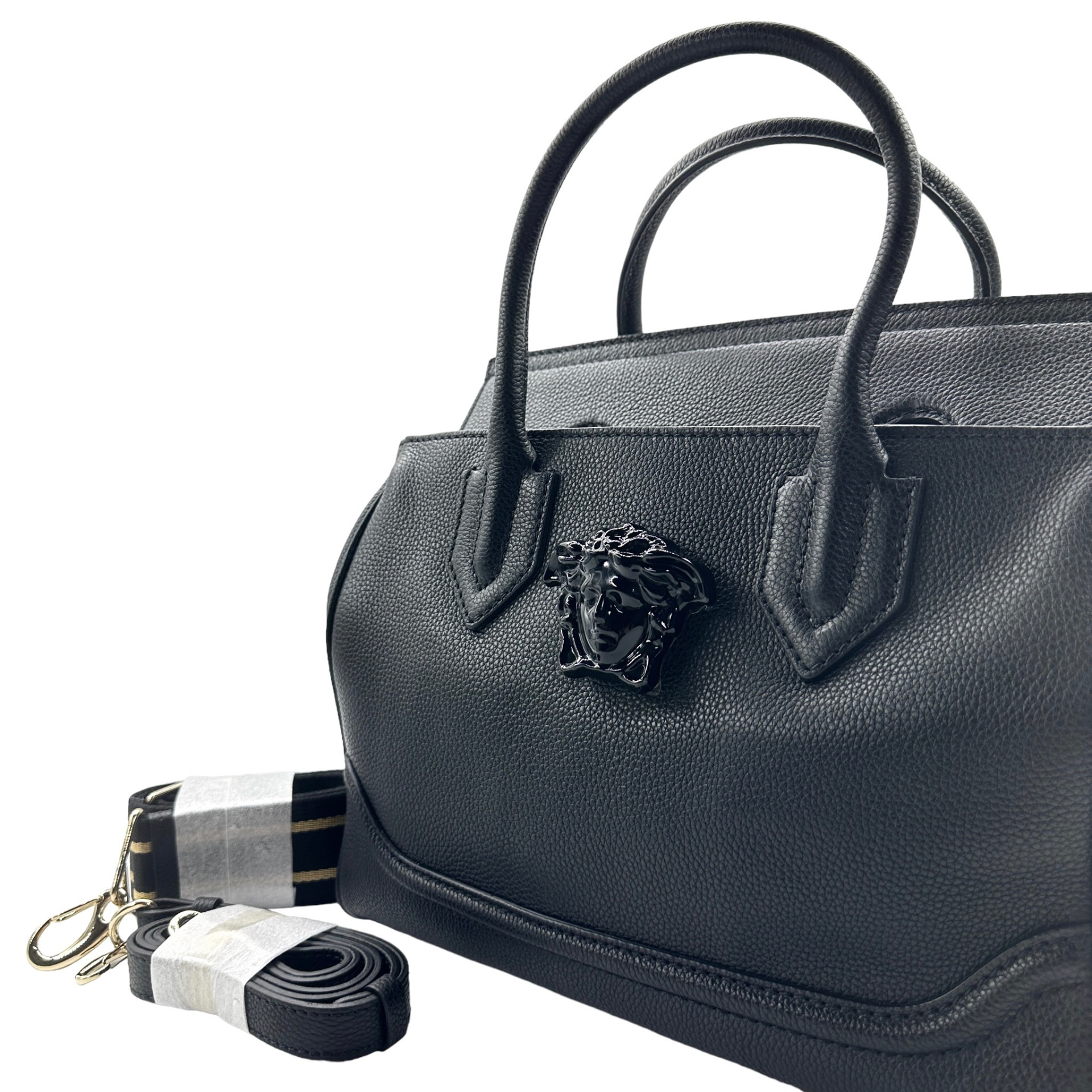 Versace Palazzo Empire Leather Large Bag - Image 7