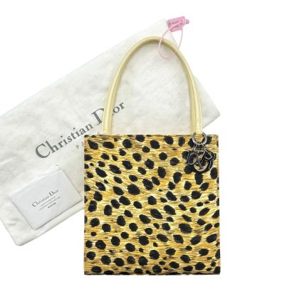 Dior Leopard Print Lady Dior Handbag