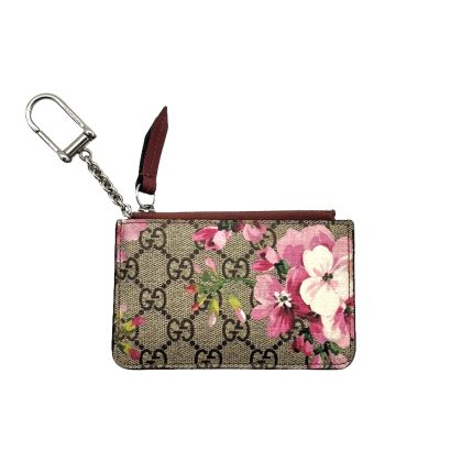 Gucci GG Blooms Coin Case With Key Ring