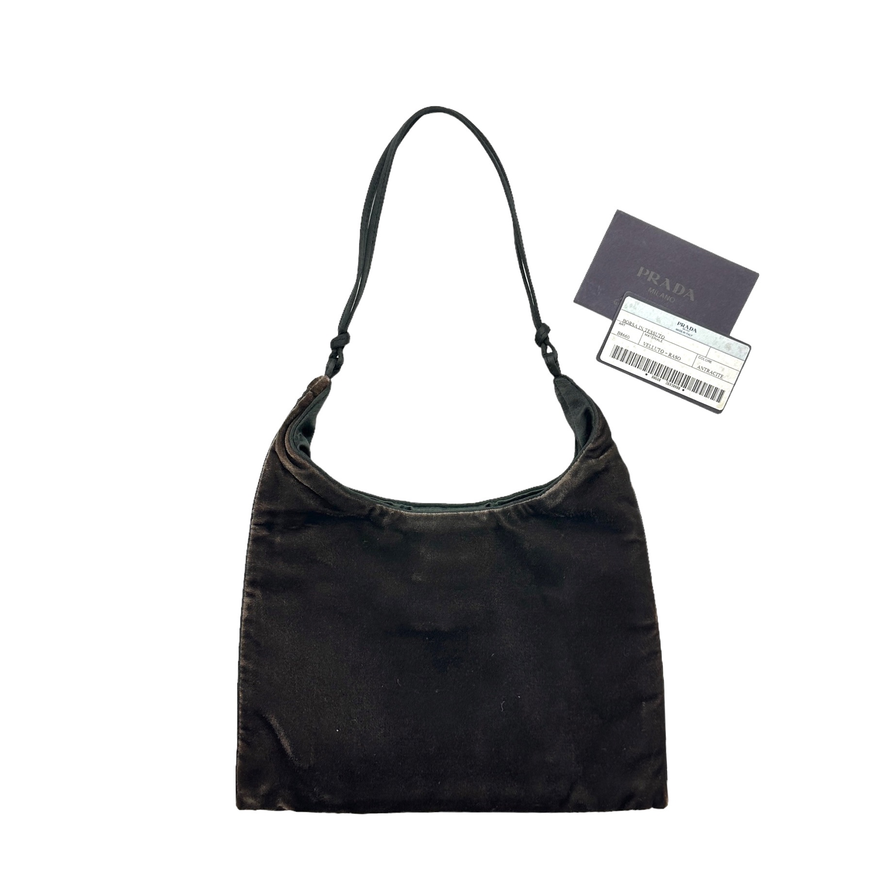 Prada Velvet Handbag - Image 2