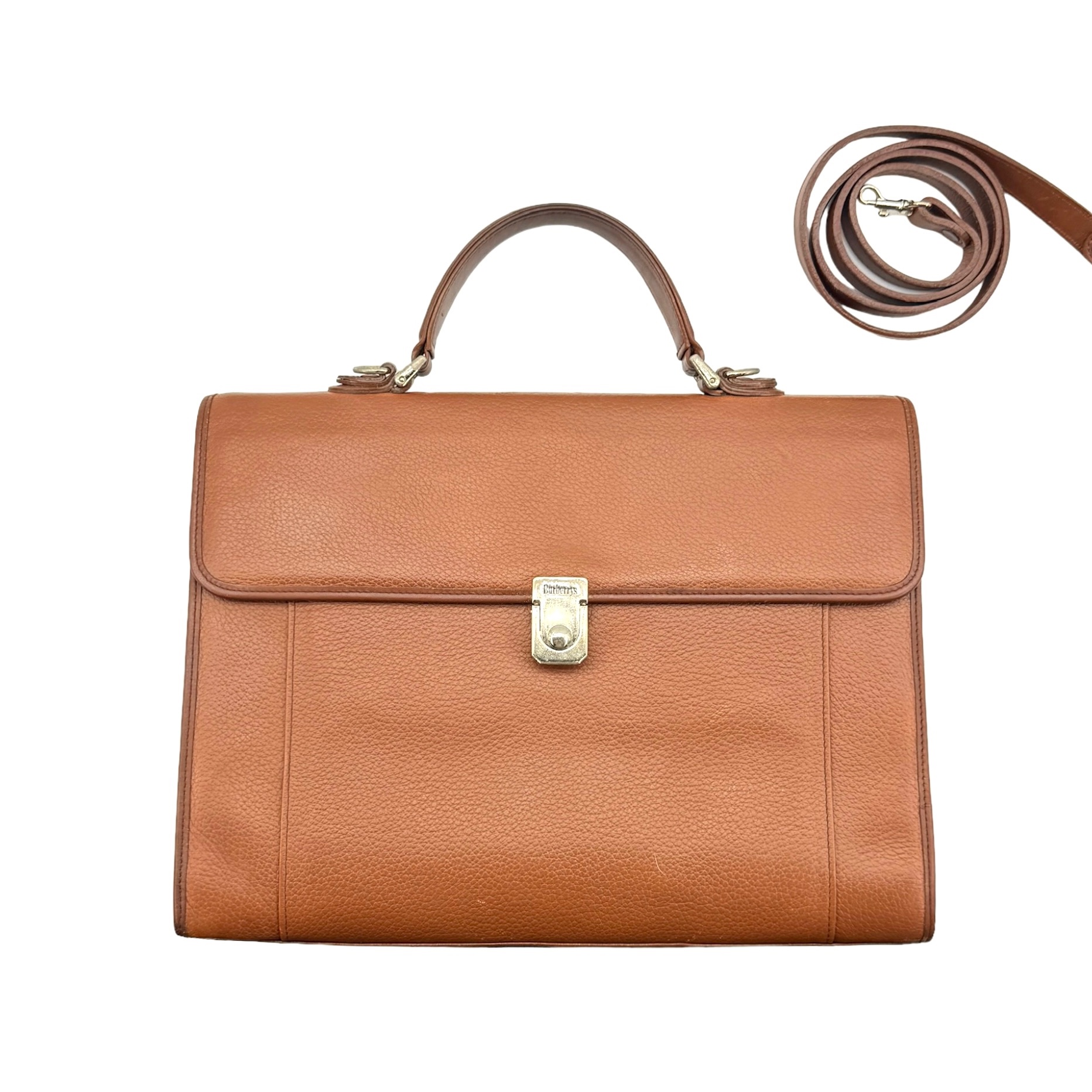 Burberry Leather Two Way Kelly Bag