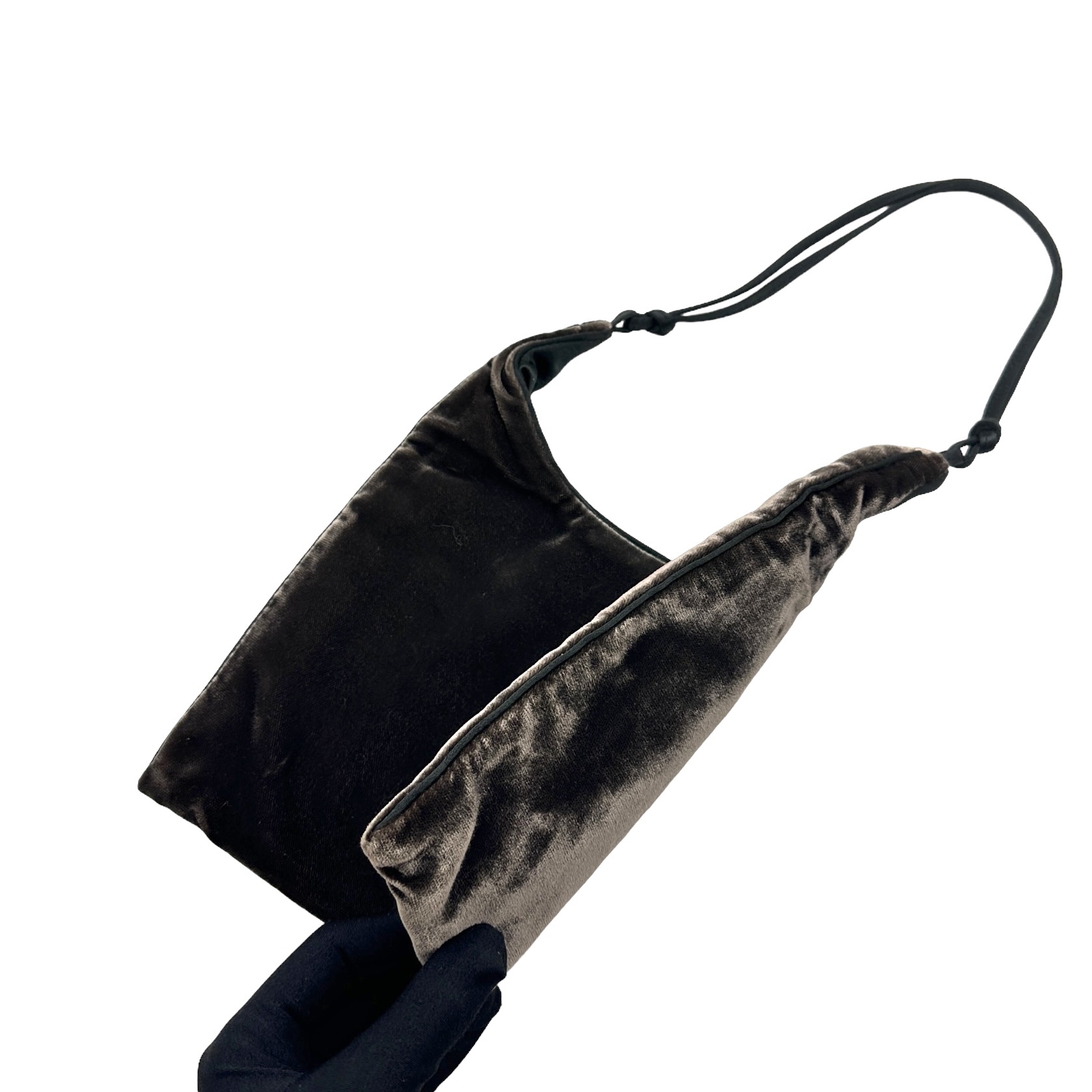 Prada Velvet Handbag - Image 4