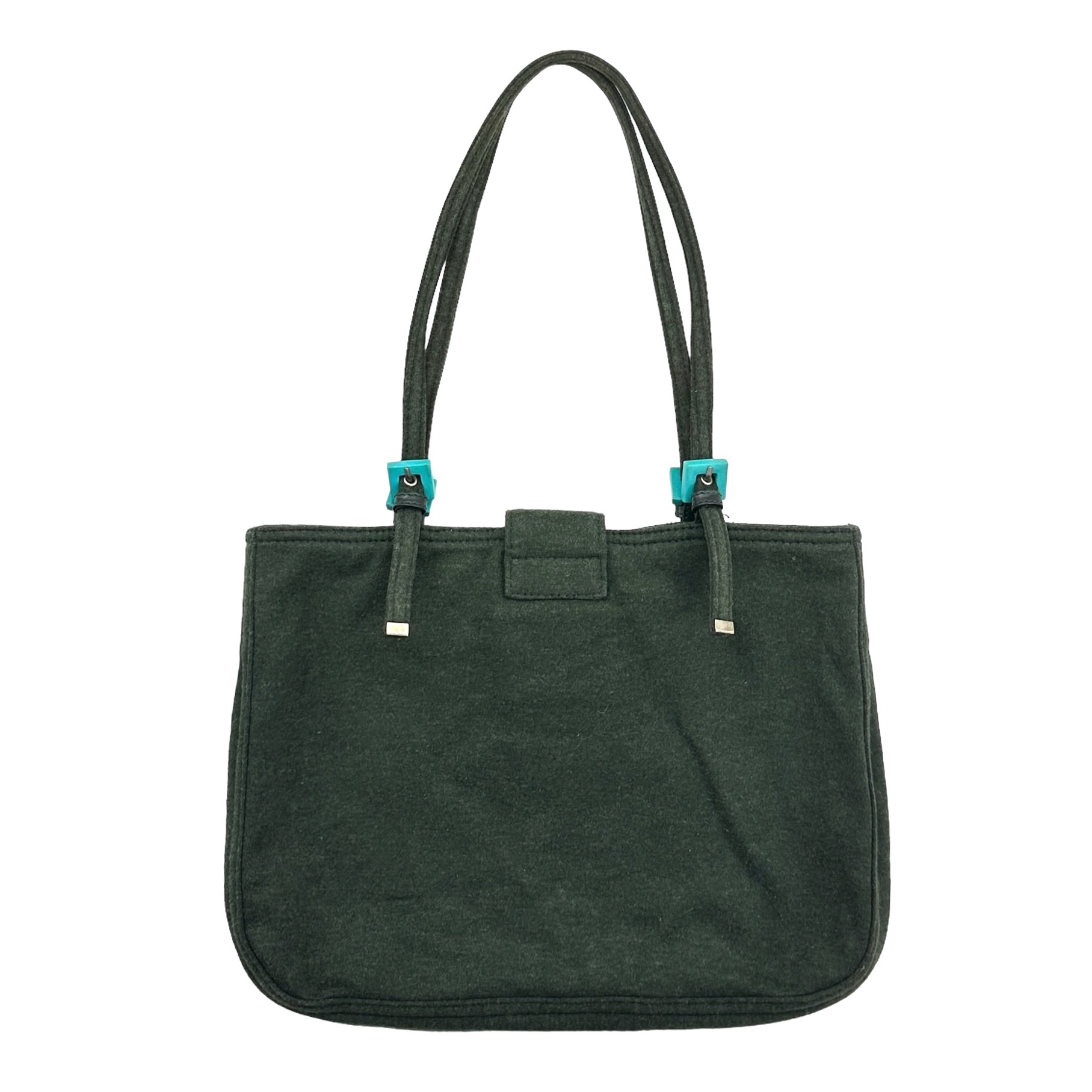 Fendi Wool Baguette Shoulder Bag - Image 2
