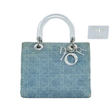 Dior Cannage Denim Lady Dior