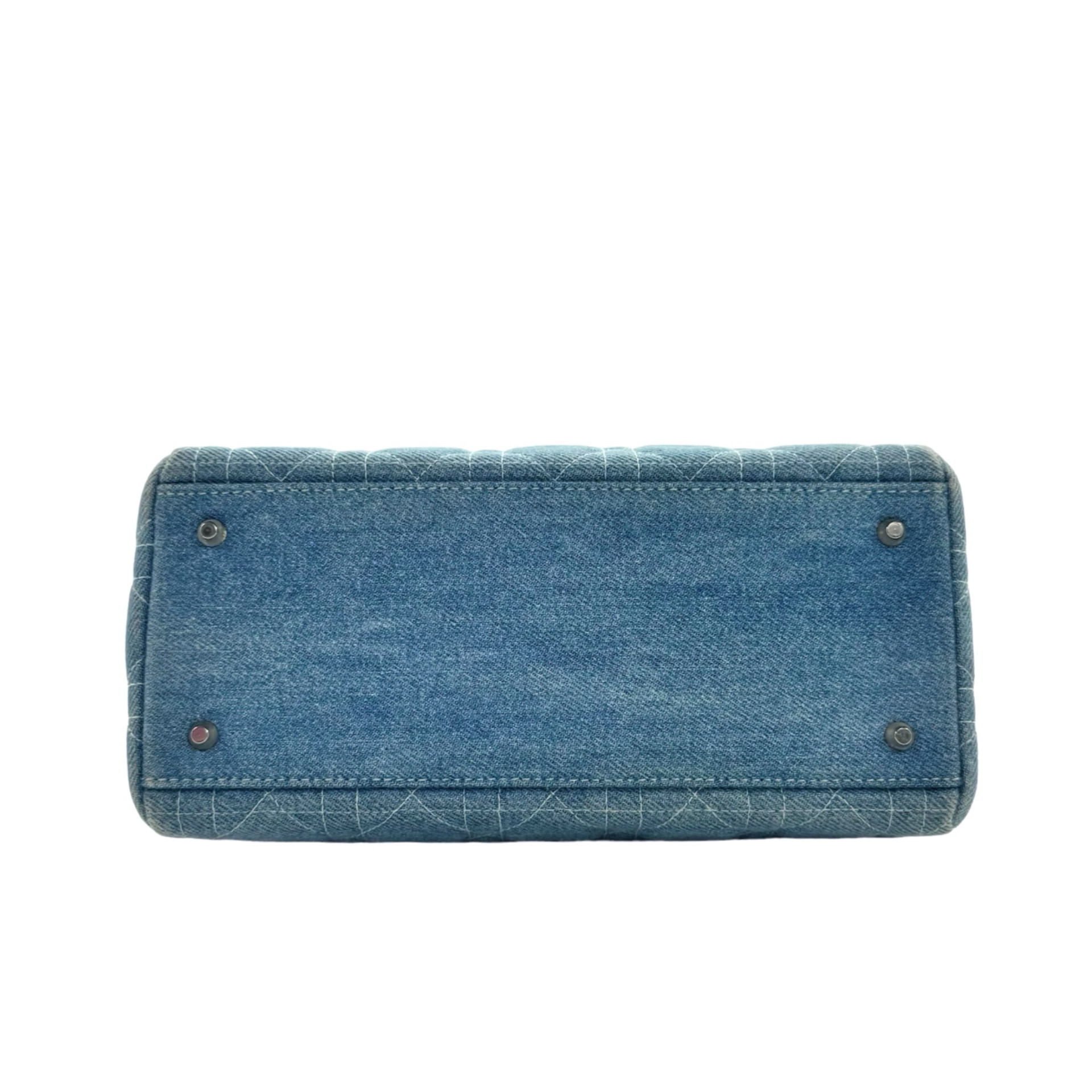 Dior Cannage Denim Lady Dior - Image 5