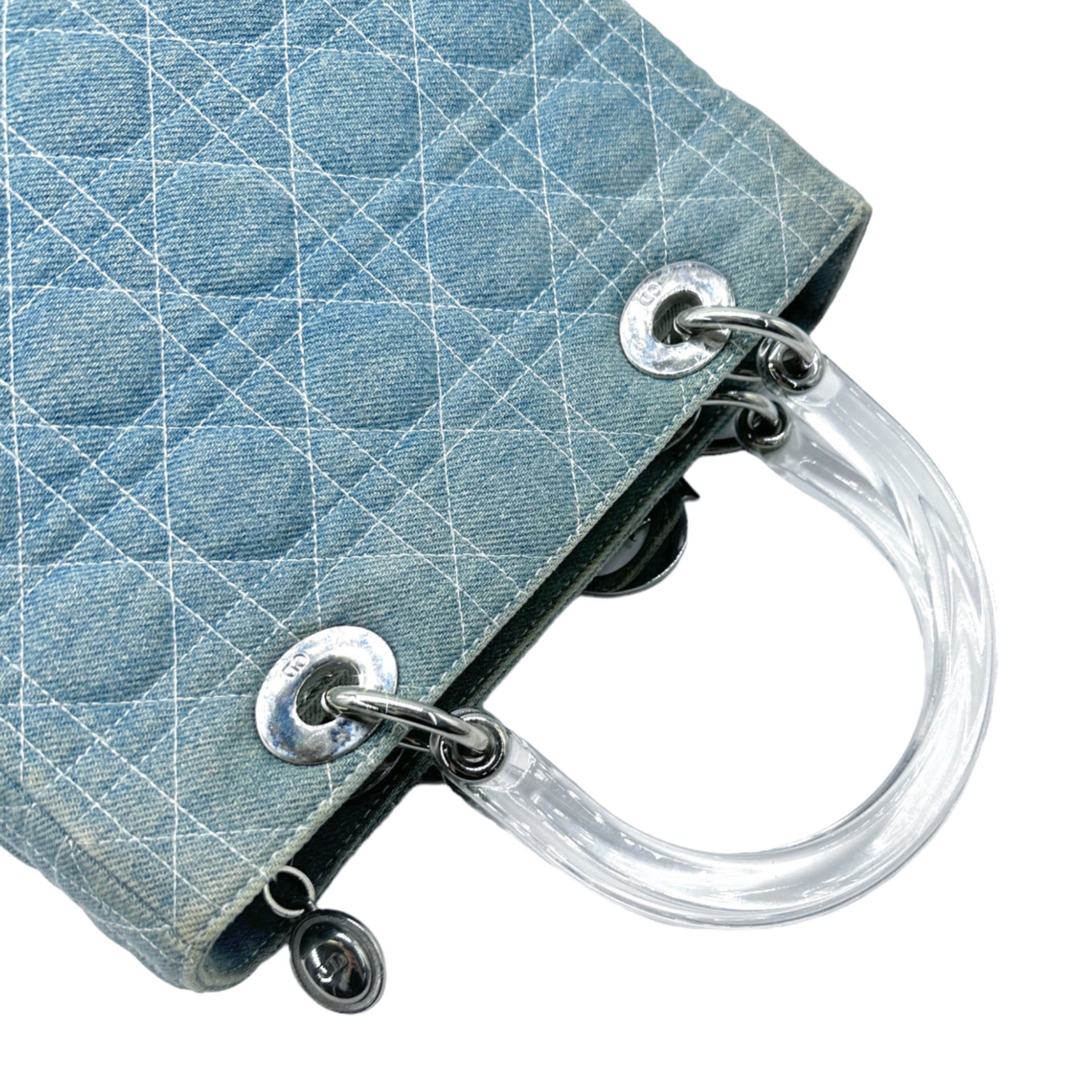 Dior Cannage Denim Lady Dior - Image 6