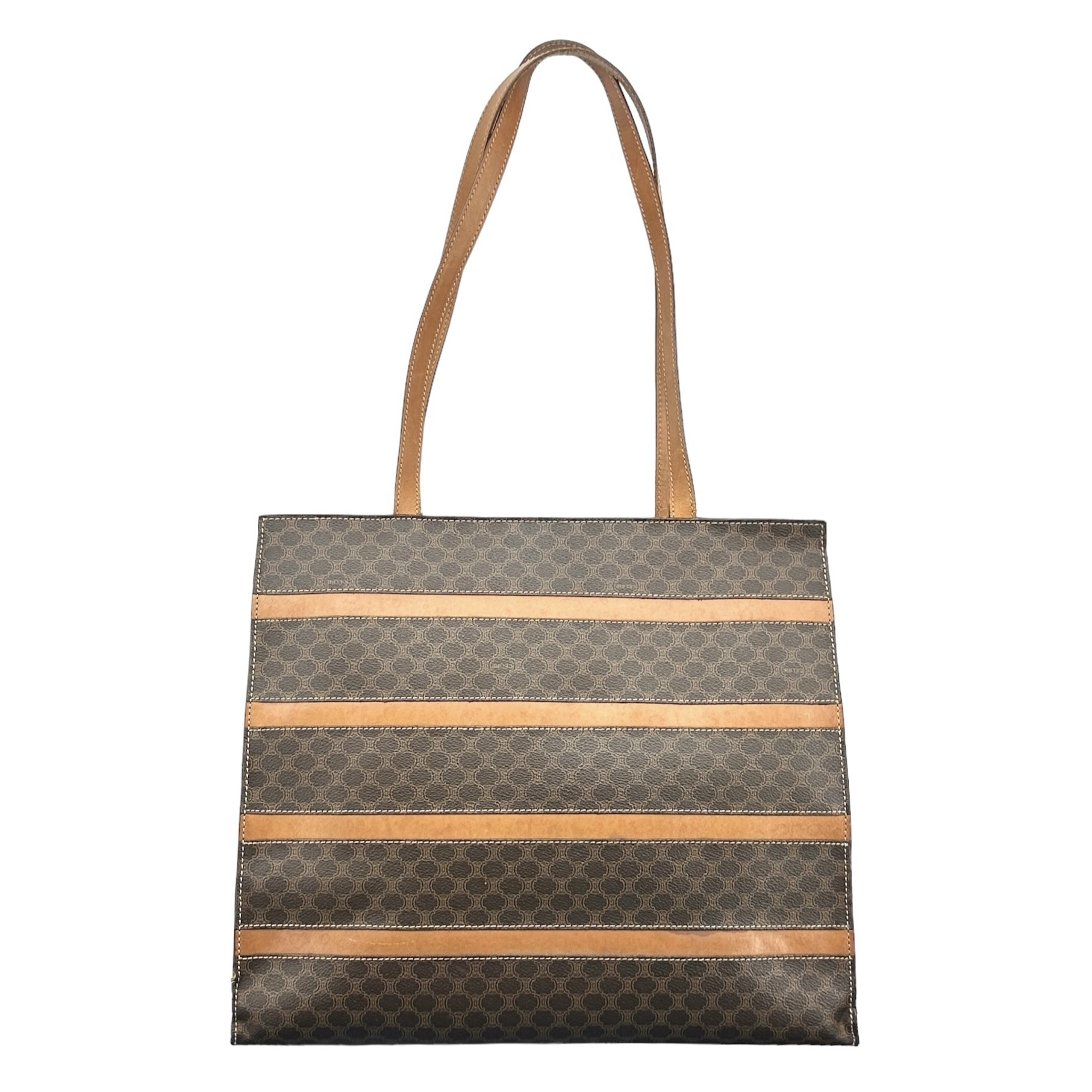 Celine Leather Shoulder Tote Bag - Image 2