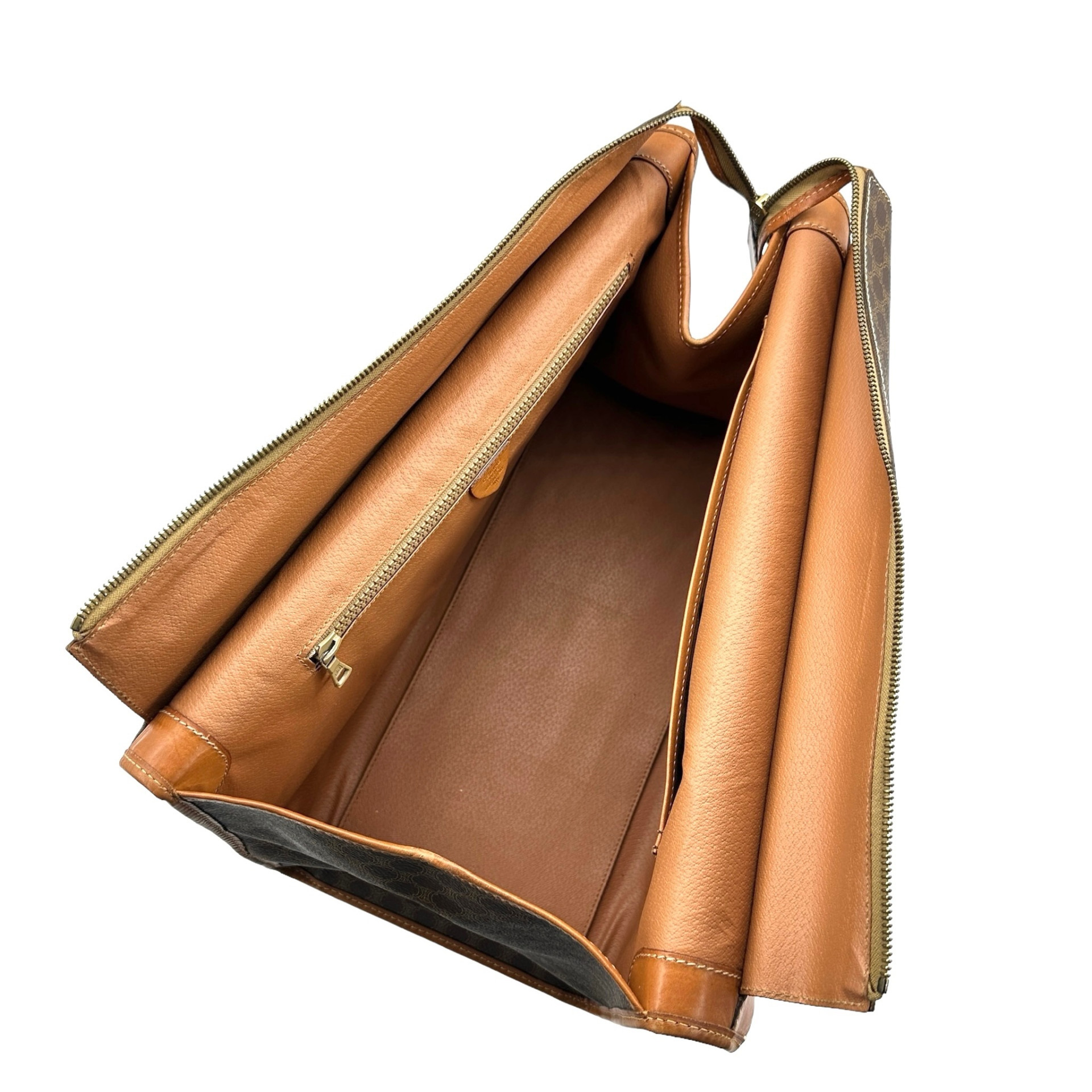 Celine Front Logo Leather Strap Shoulder Tote Bag - Image 9