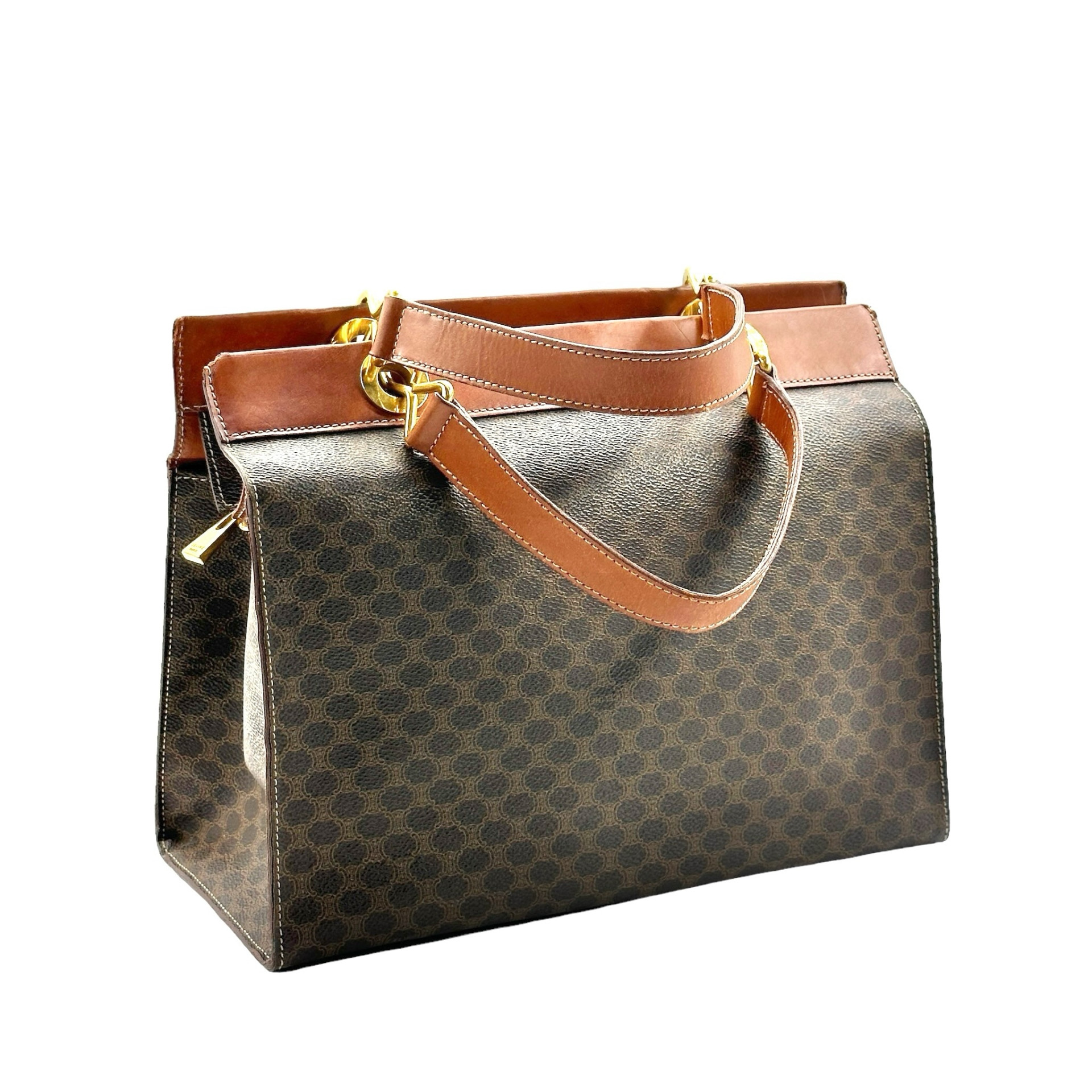 Celine Leather Strap Handbag - Image 8